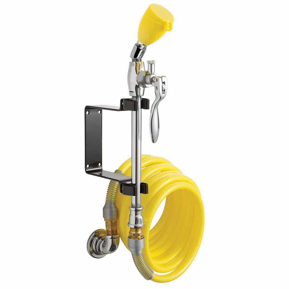 Speakman SE925 Wall Mounted Drench Hose with Stay Open Valve and 144inch Recoiling Hose #SE-925