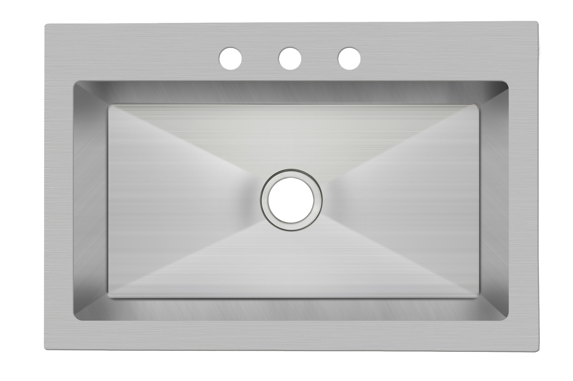 PROFLO PFDM1B332293 Undermount 33-in x 22-in Stainless steel Single bowl 18 -Gauge Kitchen Sink