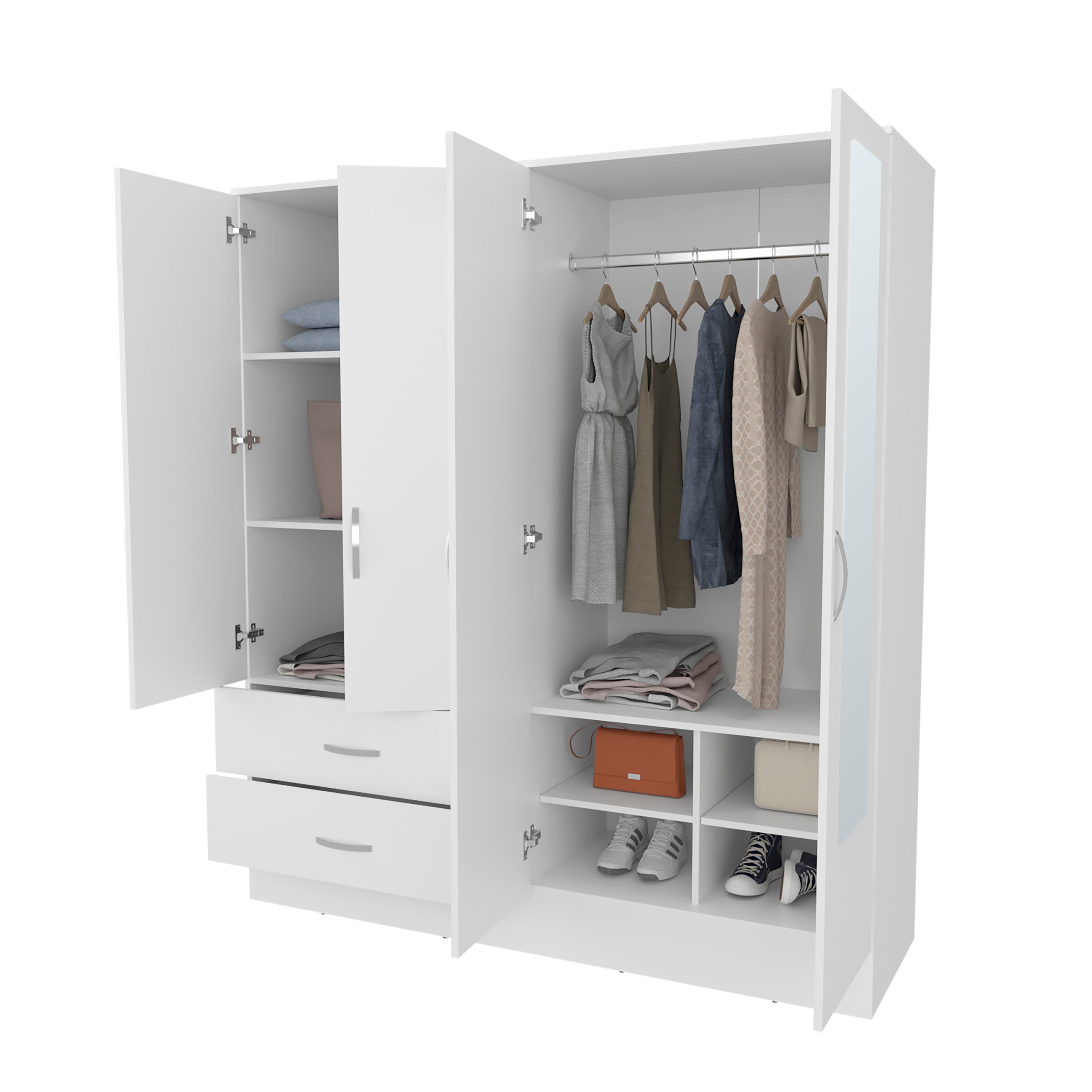 Tinyhomie LW-X-KARL431 Wood-Closet-Shelves - View #6
