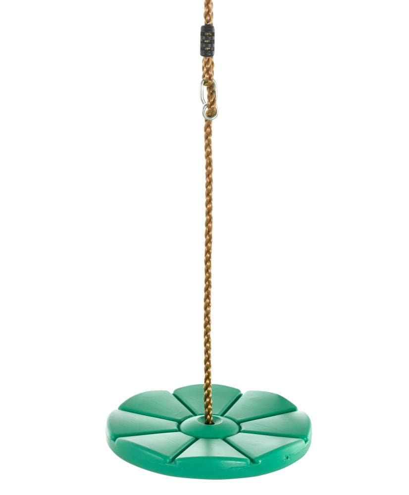 KSH Brands SWDSR-GN Disc Swing Green Plastic Spinner Swing