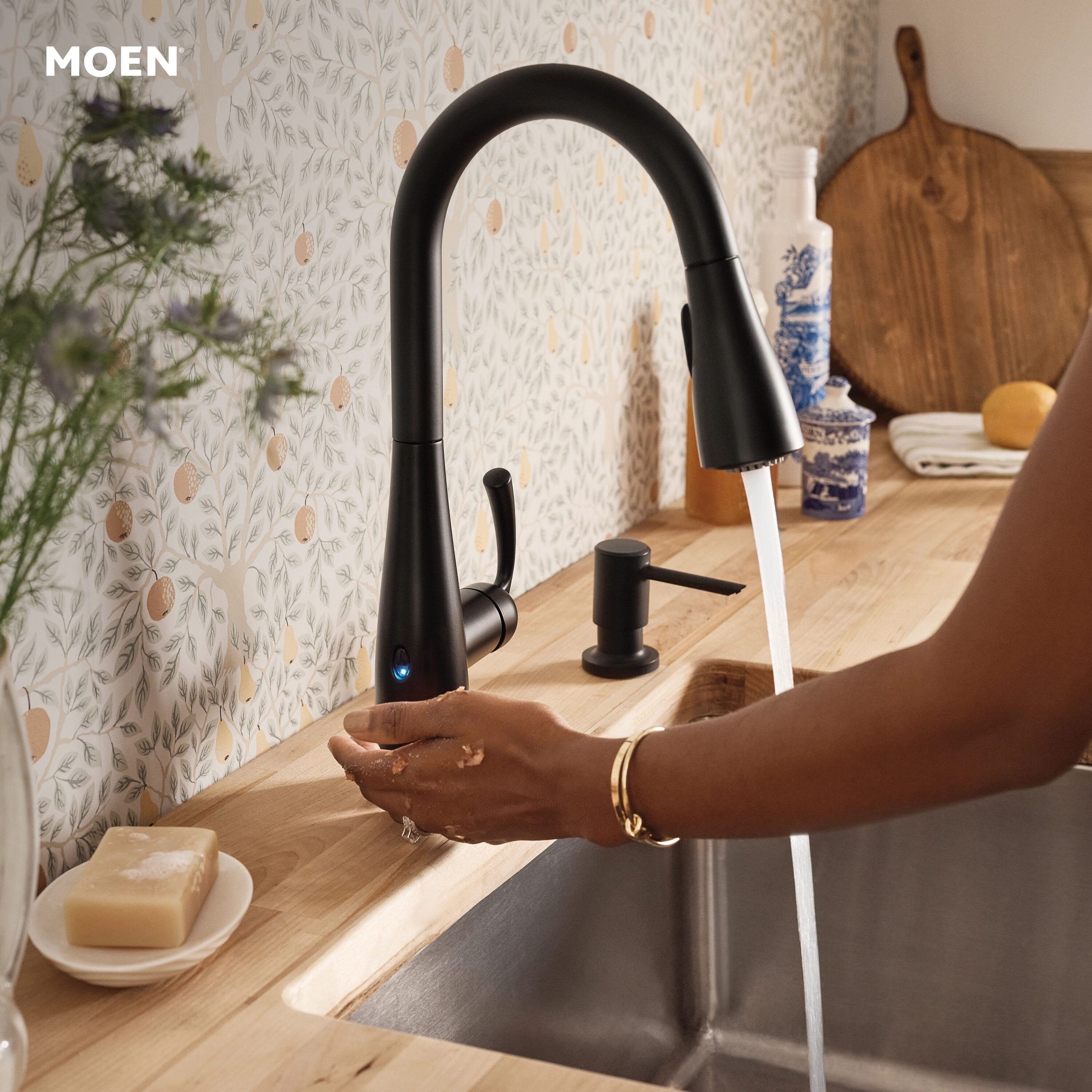 Moen 87014EWBL Kitchen-Faucets - View #3