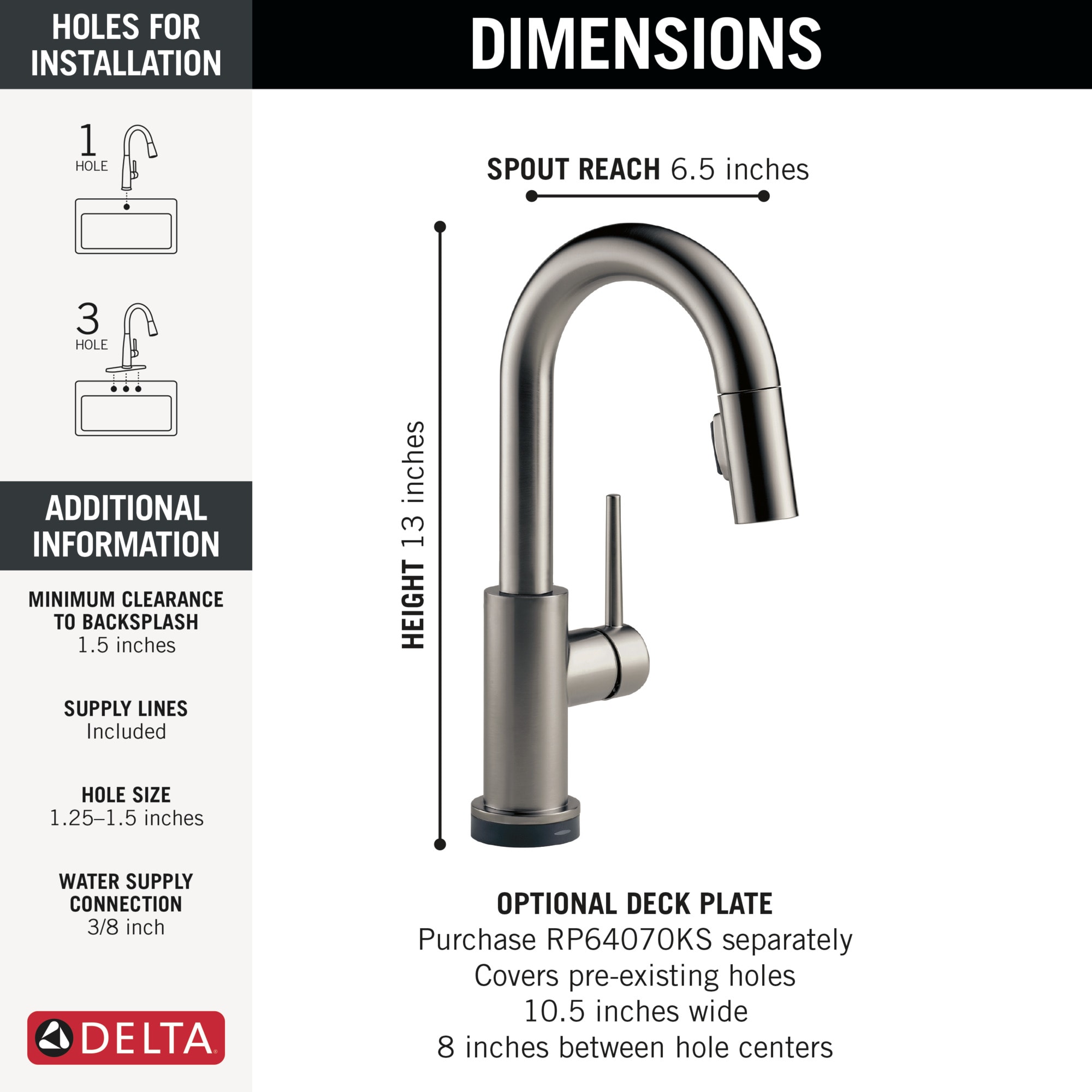 Delta 9959TL-KS-DST Kitchen-Faucets - View #5