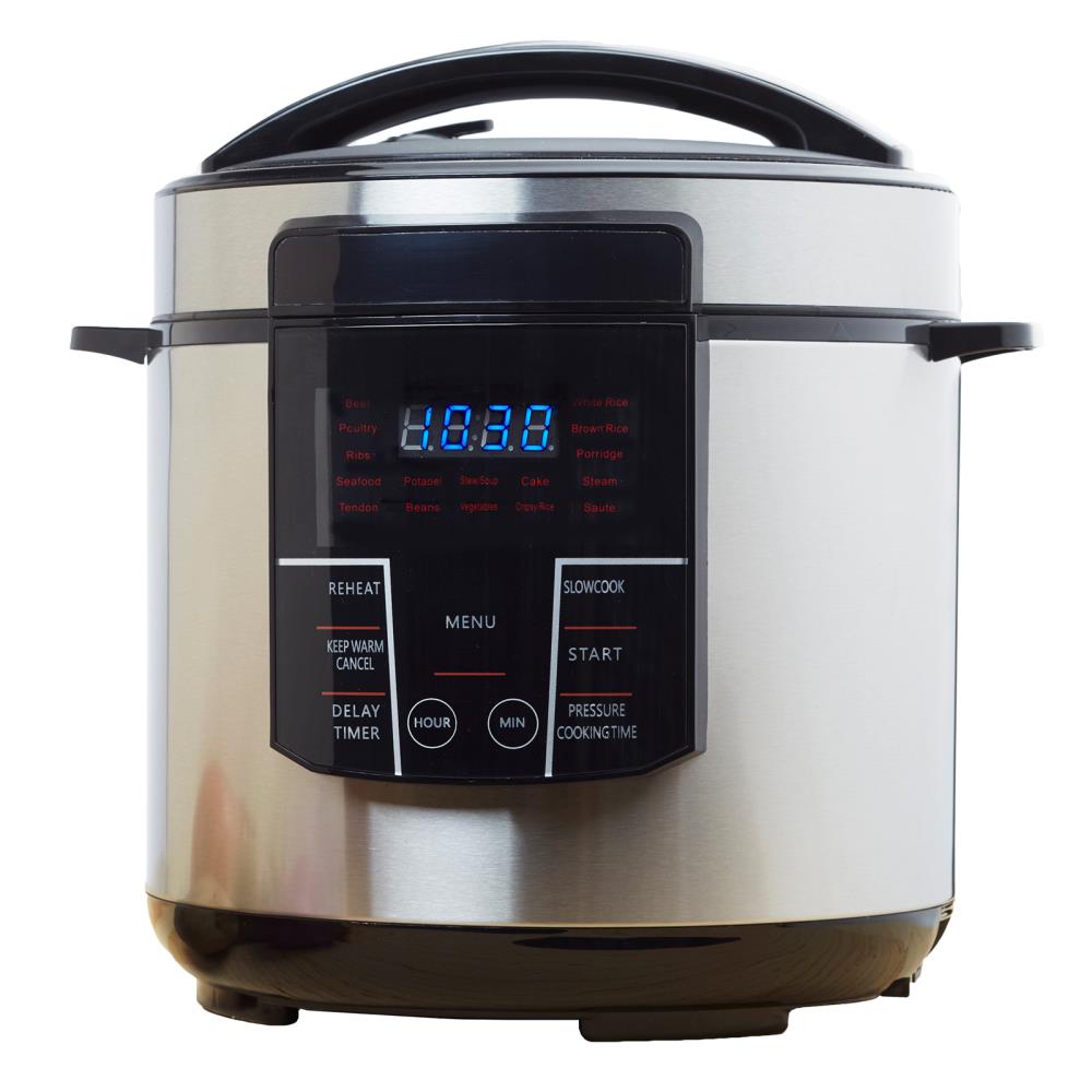 Commercial Chef Electric Pressure Cooker With 13 Presets 1000w