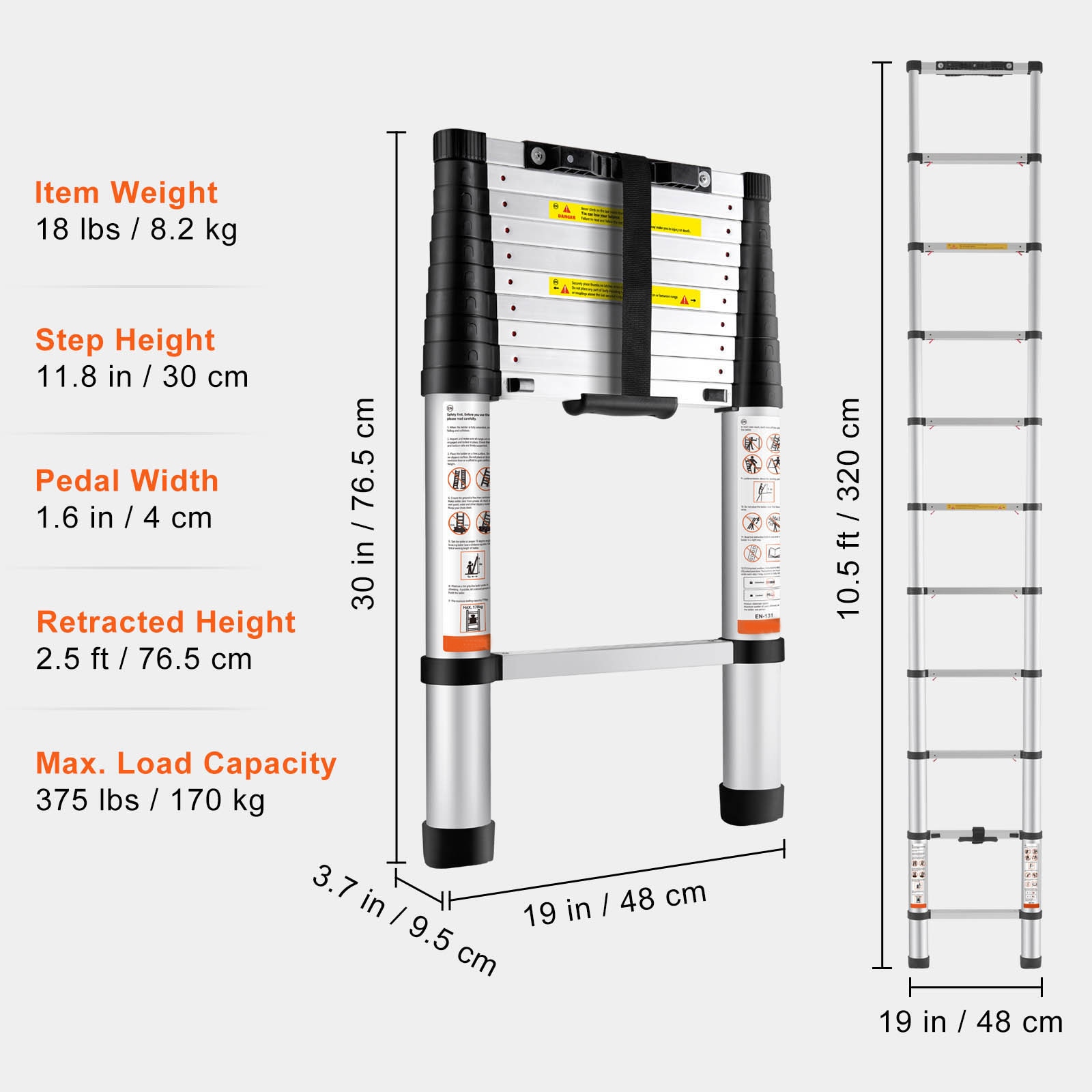 VEVOR SCSSLTN1051700316V0 Step-Ladders - View #7