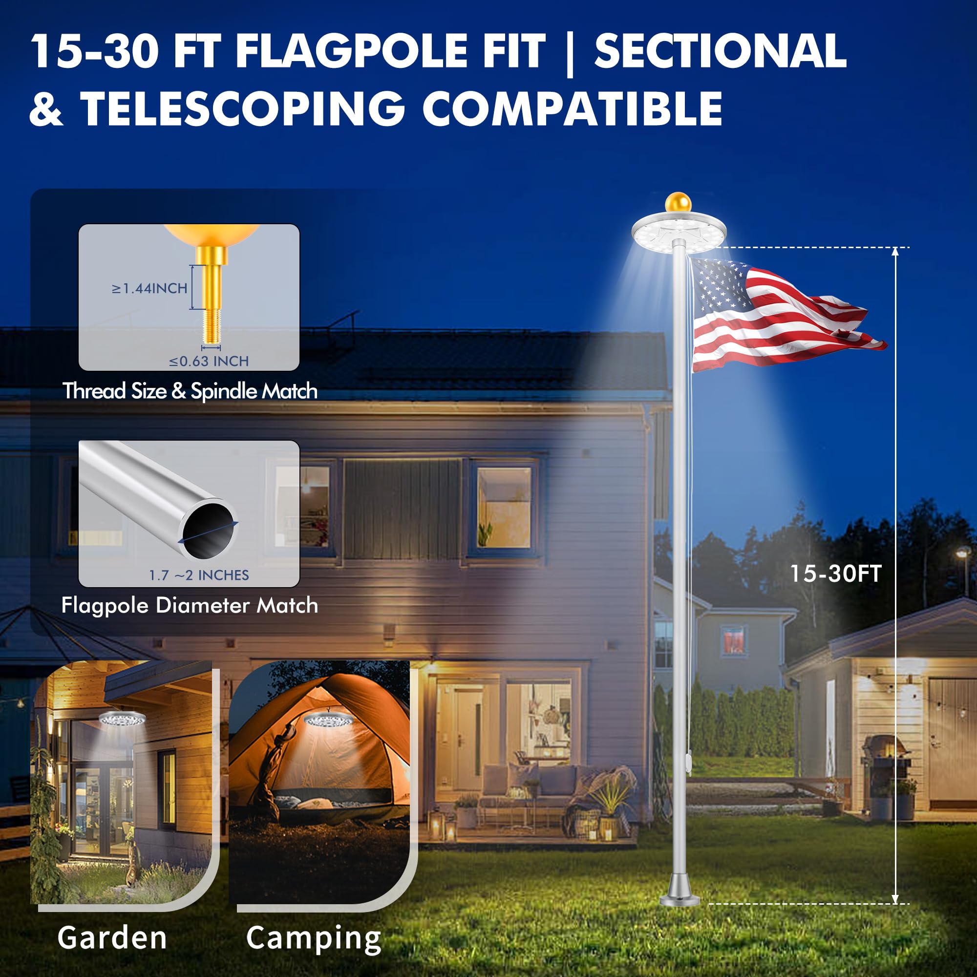 Afoxsos LAF0323F36 Flag-Pole-Accessories - View #6