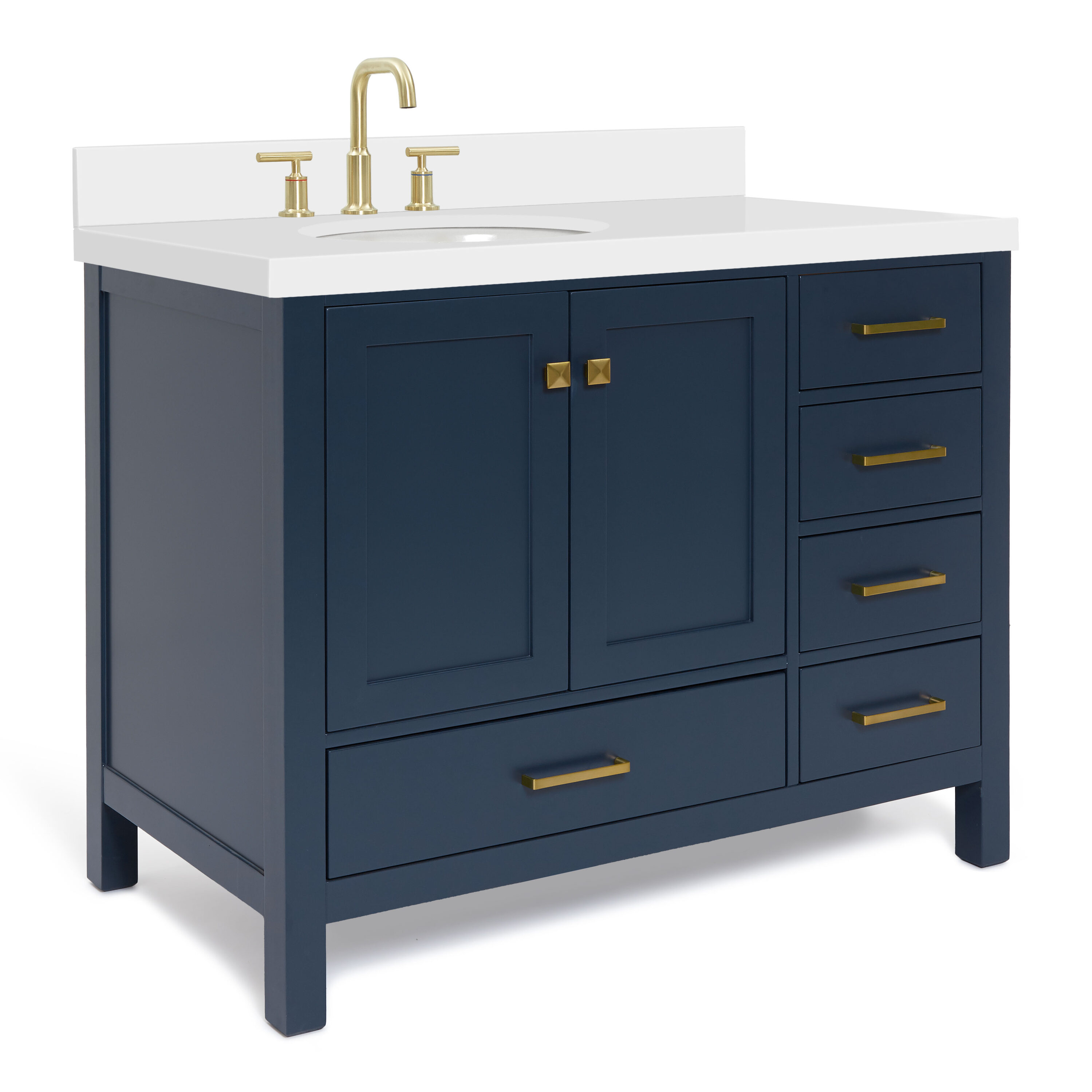 ARIEL A043SLWQOVOMNB Bath-Vanity-Combo - View #3