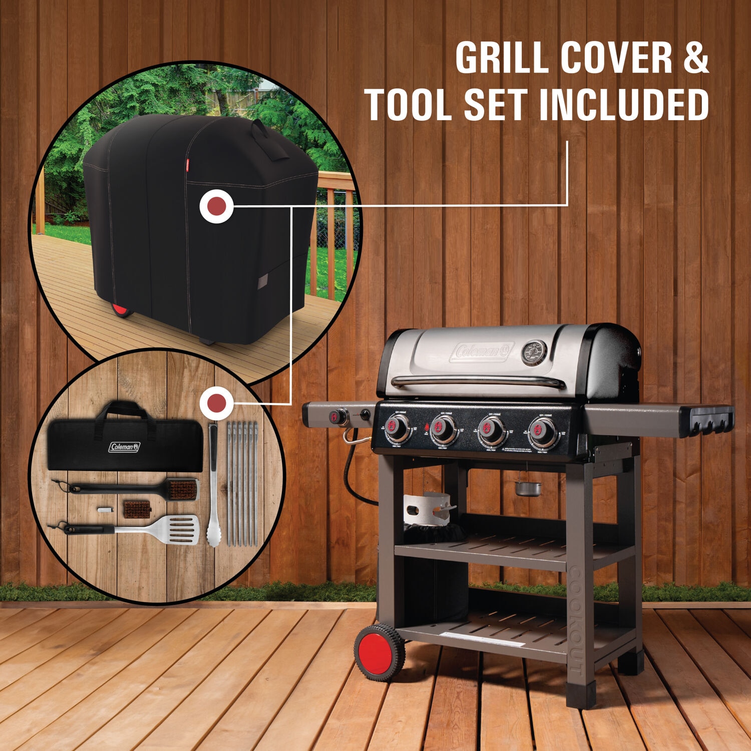 Coleman CO-400BBQ-3-KIT Gas-Grill - View #3