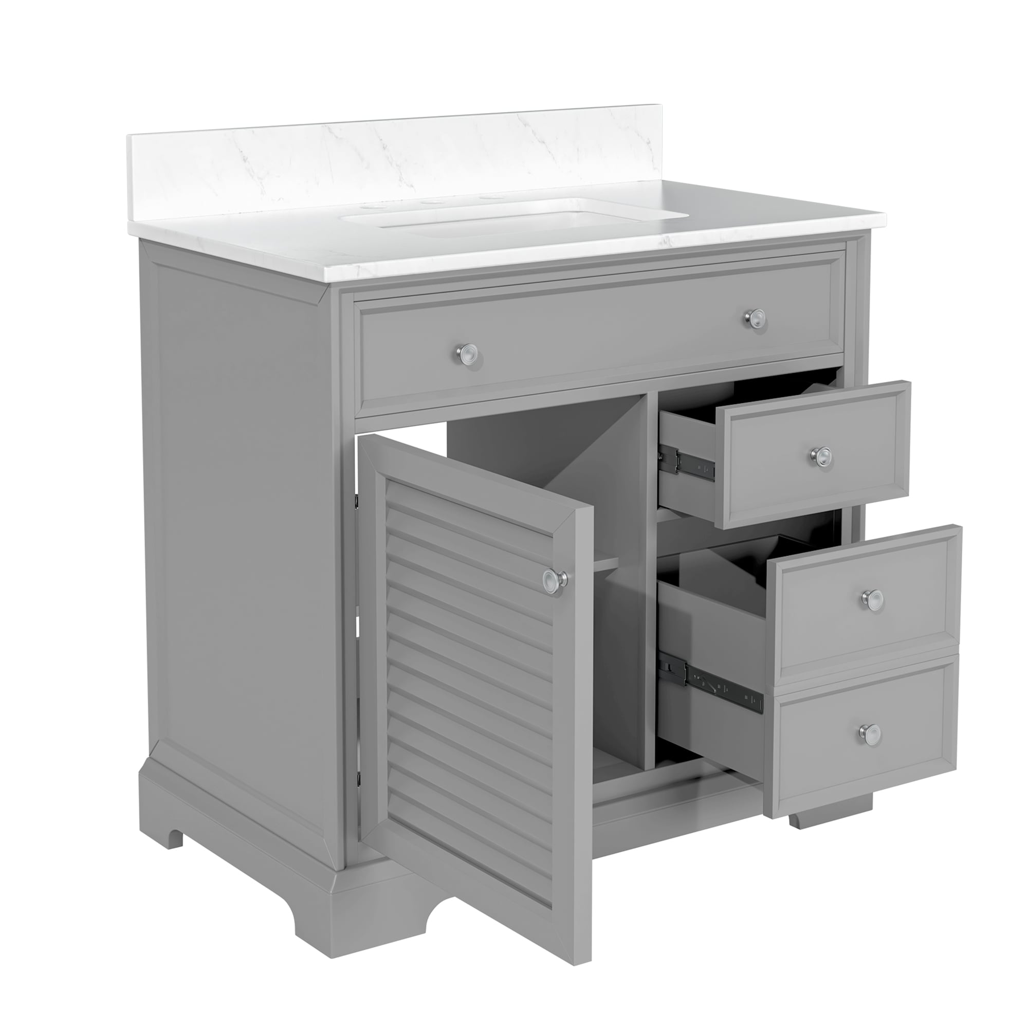 JEAREY JE-12FTTJWT-GR Bath-Vanity-Combo - View #10