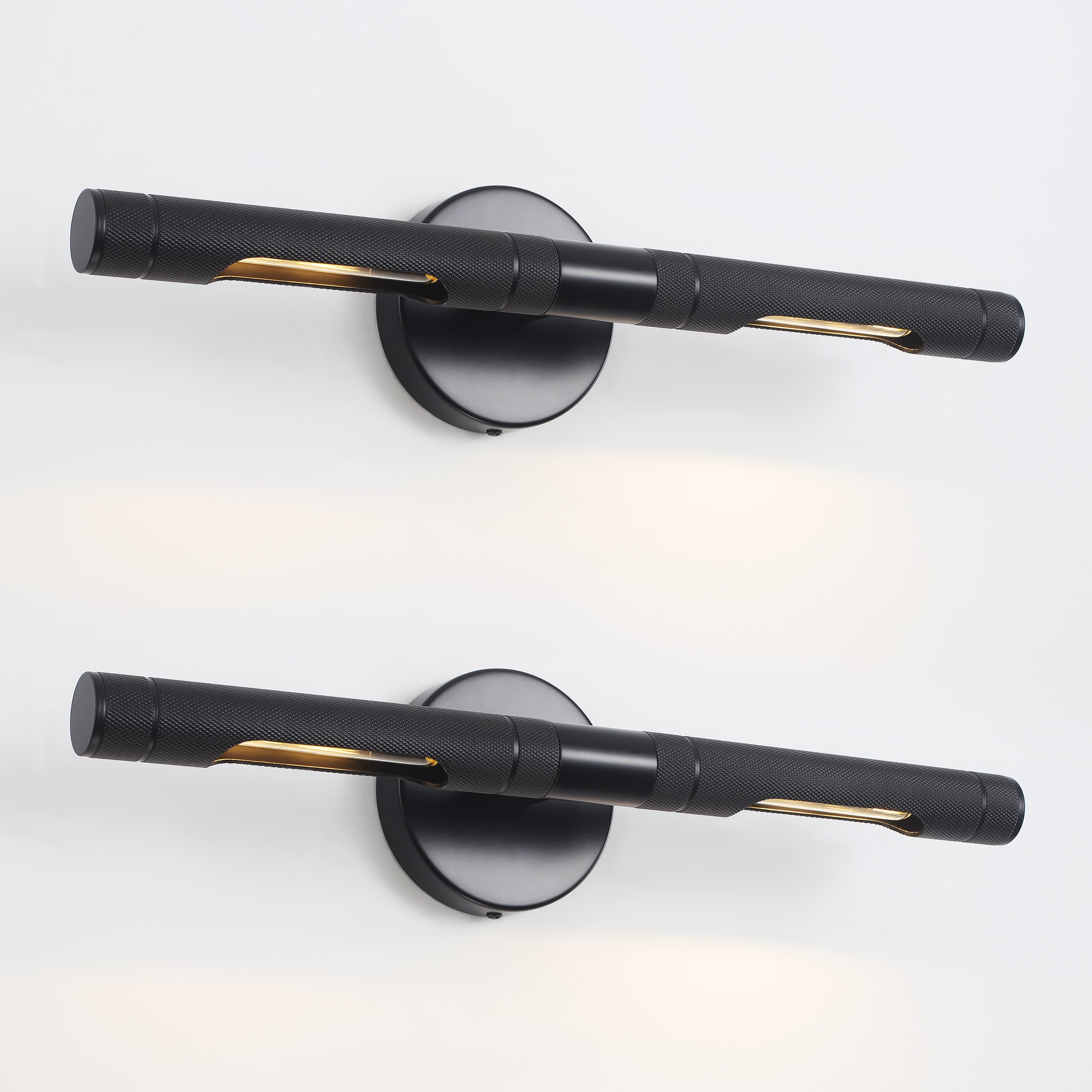 GoYeel ZW061BL02P2L48 18.9-in 2 -Light Black Modern/contemporary Vanity light bar