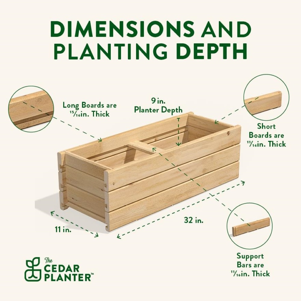 Greenes Fence RCPB1132H3 Planter-Window-Box - View #4