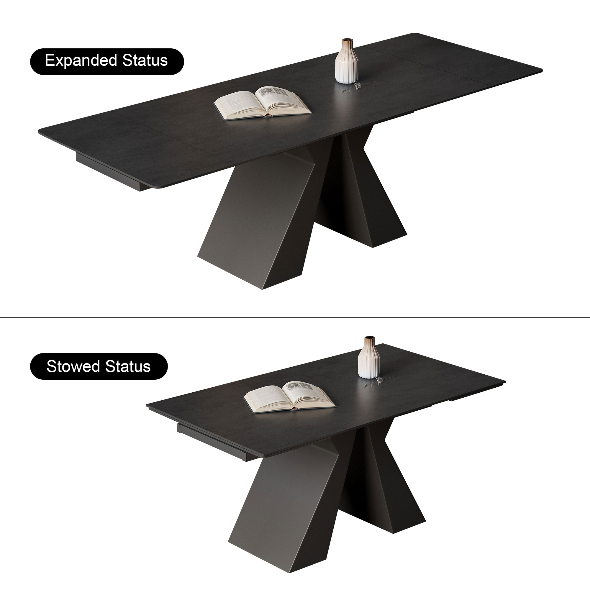 Oizaye DB-ORX-DT-2303DG Dining-Tables - View #5