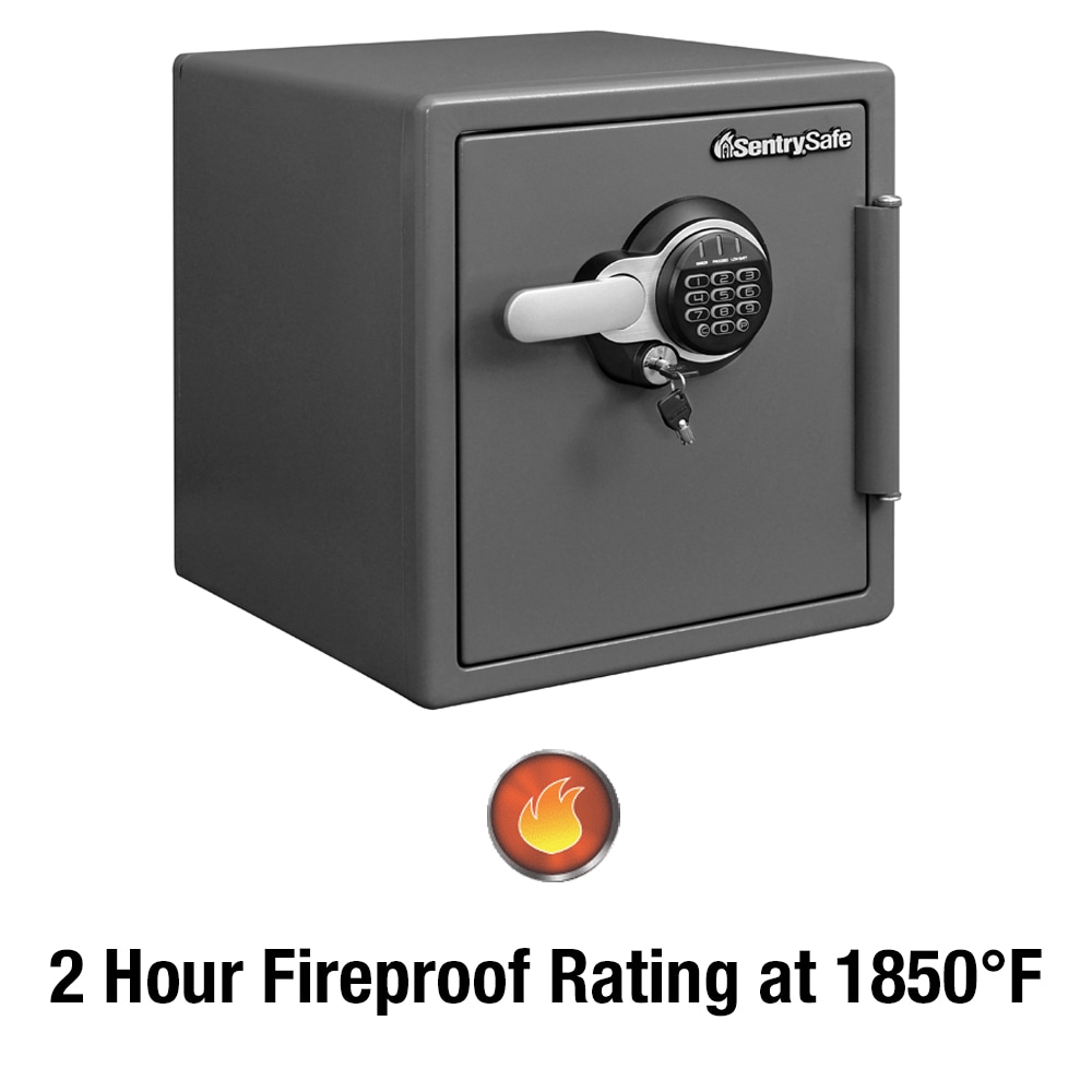 SentrySafe 1.23-cu ft Fireproof and Waterproof Floor Safe with  Electronic/Keypad Lock