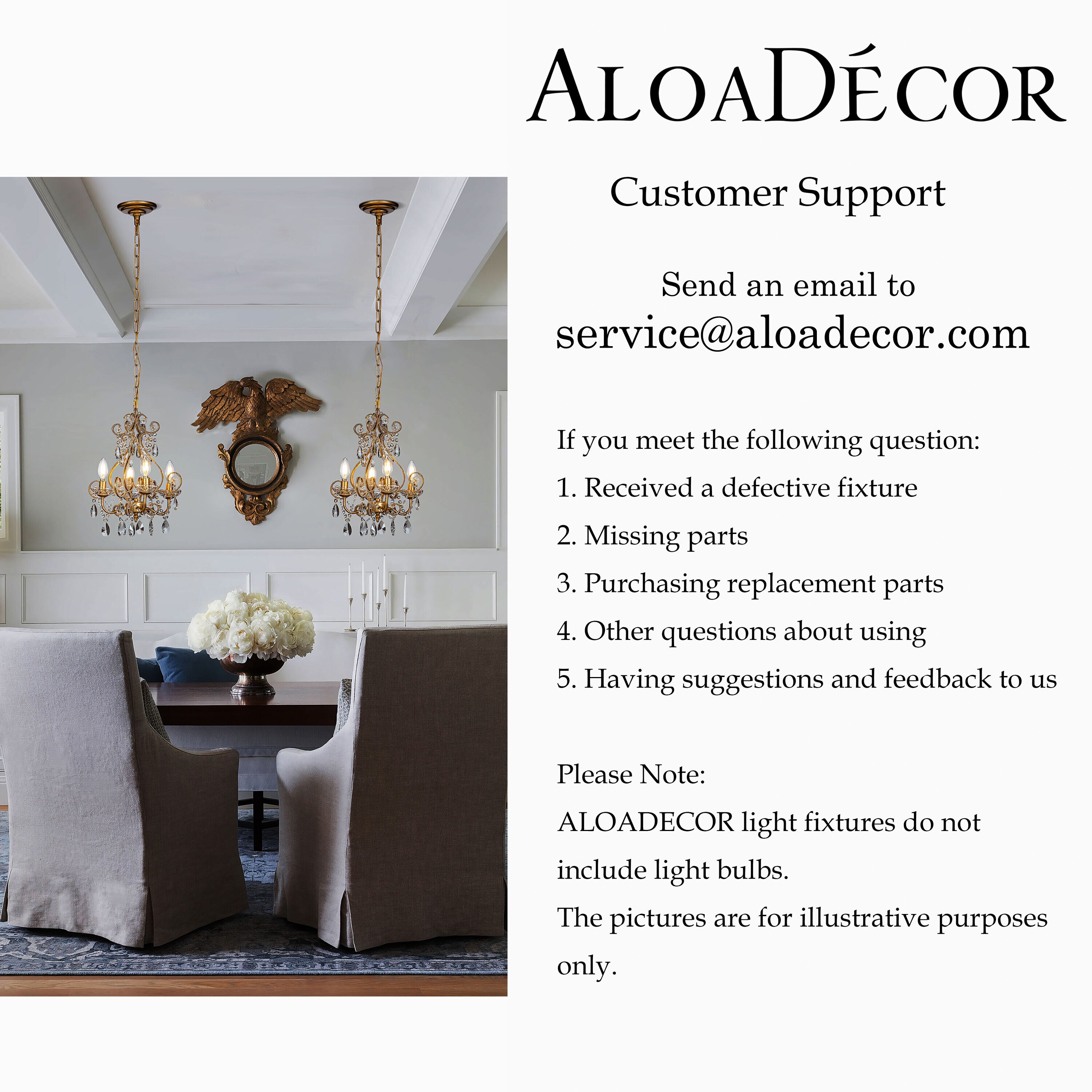 AloaDecor Lighting 7040D34AGL b090015 - View #7
