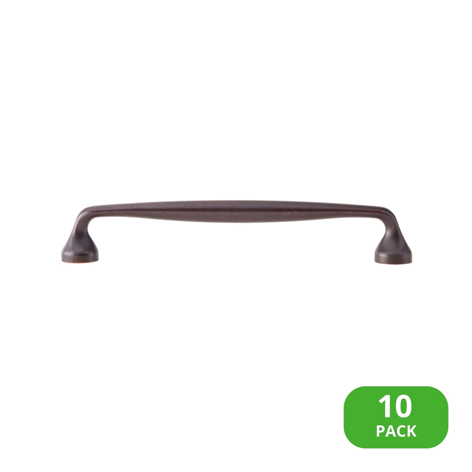 Sumner Street Home Hardware RL070187VP Mason 6-1/4-in , 159mm Center to Center Oil-Rubbed Bronze Cylindrical Bar 10 -Pack
