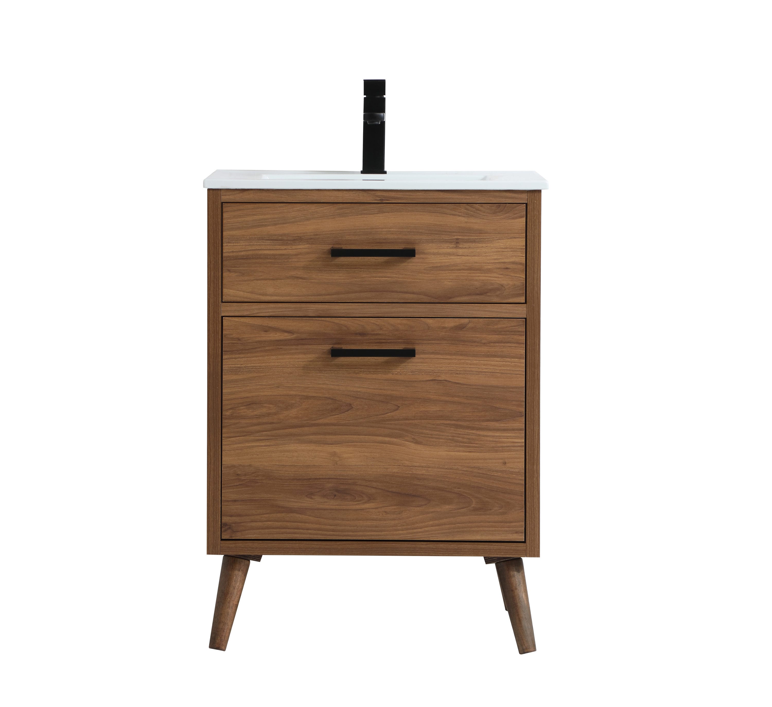 Overflow Drain Included Solid surface Bathroom Vanities & Vanity Tops at