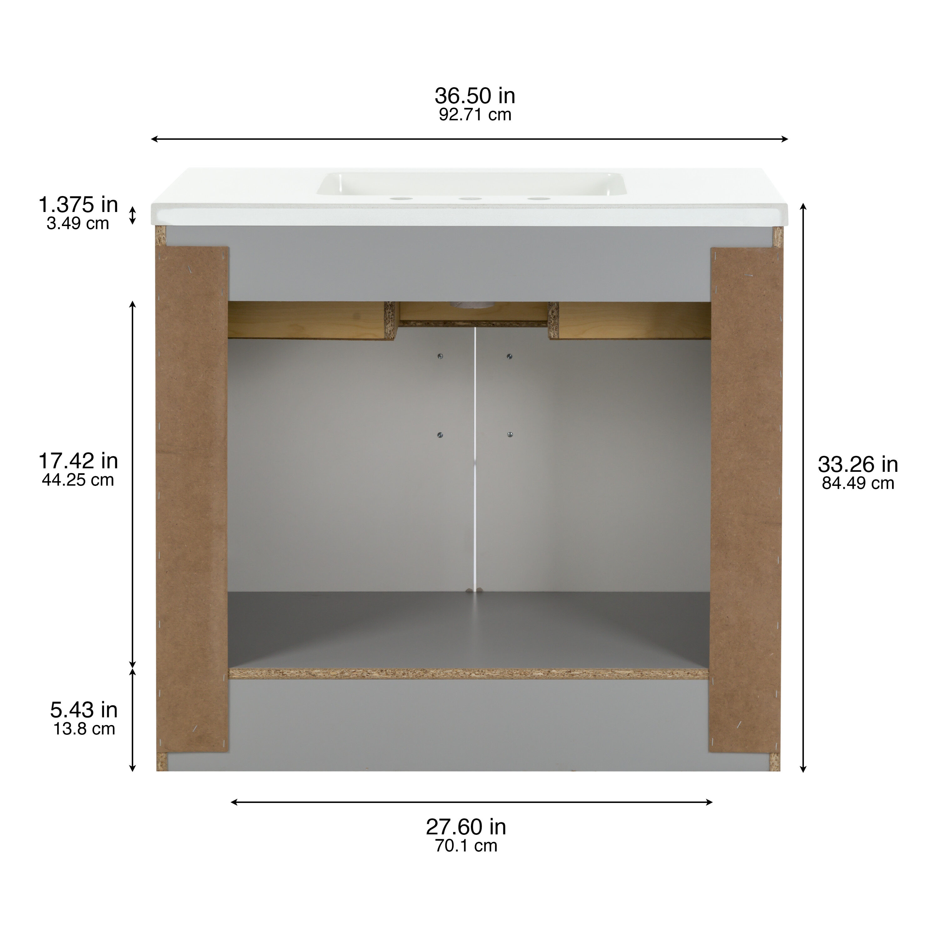 Style Selections LW24W36P2-CY Bath-Vanity-Combo - View #5