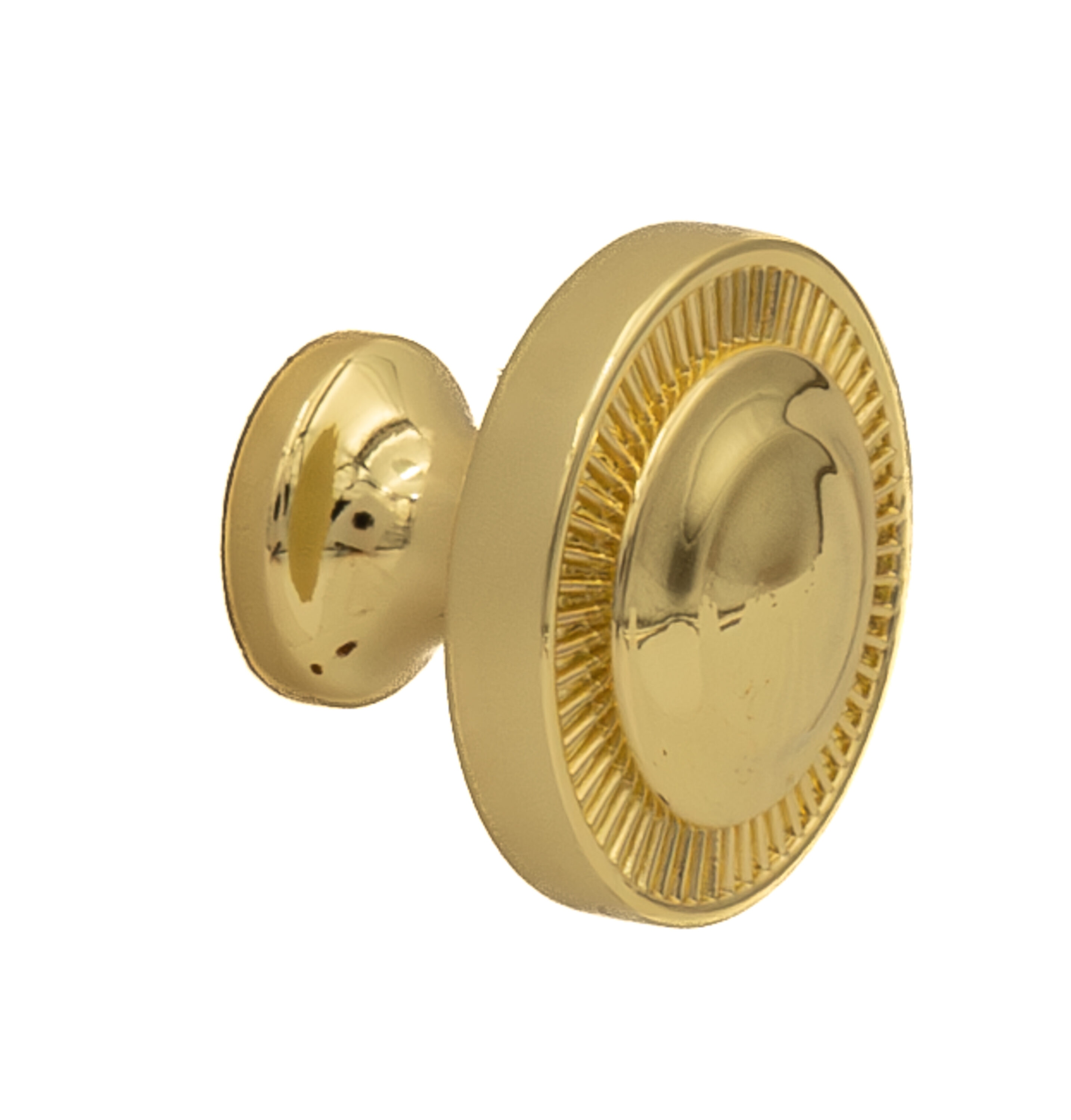 Sumner Street Home Hardware RL002377 Minted 1-1/8-in Polished Gold Round Traditional Cabinet Knob