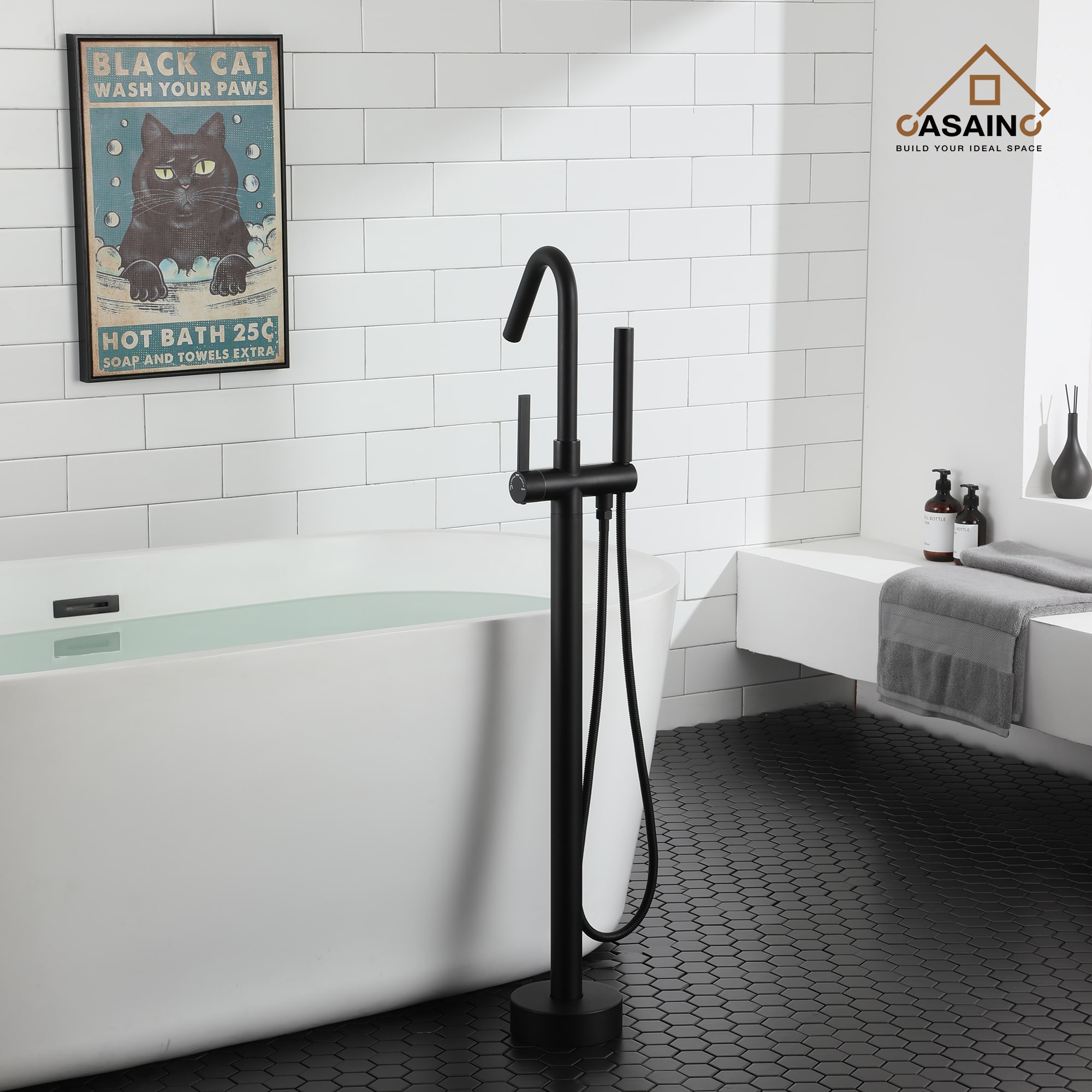 CASAINC RB0768-WE Roman-Tub-Faucets - View #9