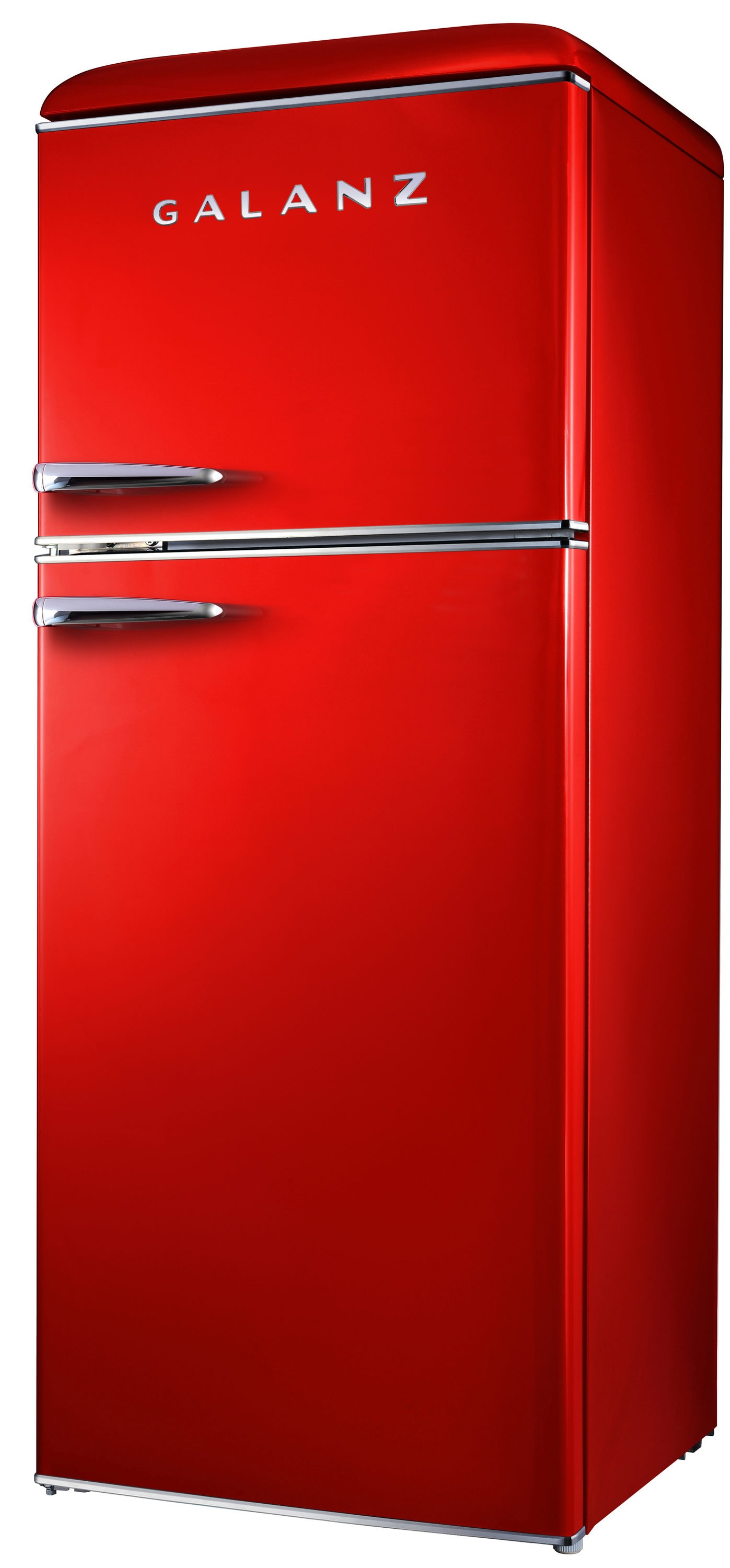 Galanz Retro 10-cu ft Top-Freezer Refrigerator (Hot rod red) ENERGY STAR at