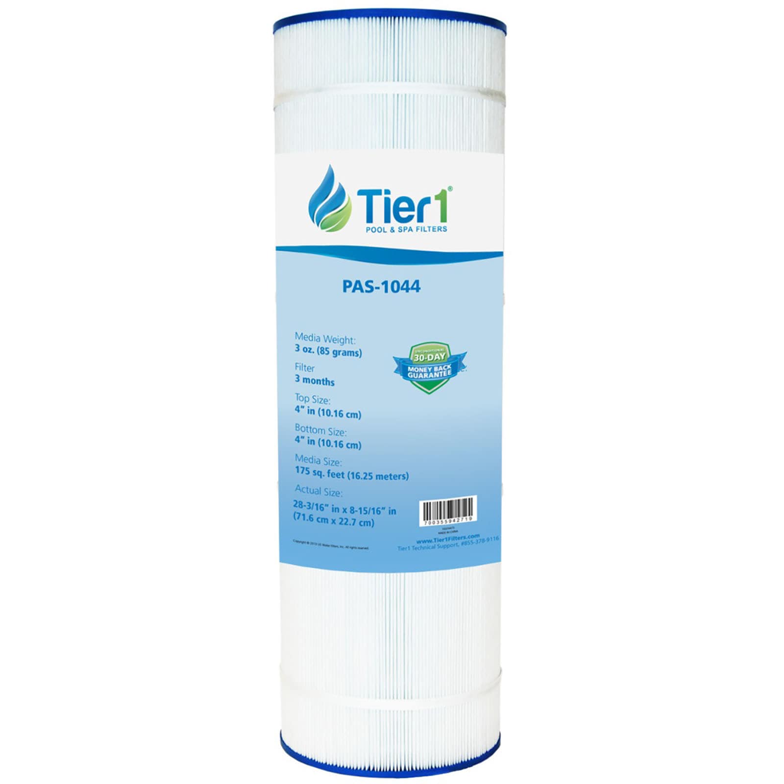 Tier1 PAS-1044 CX1750-RE Cartridge Pool Filter