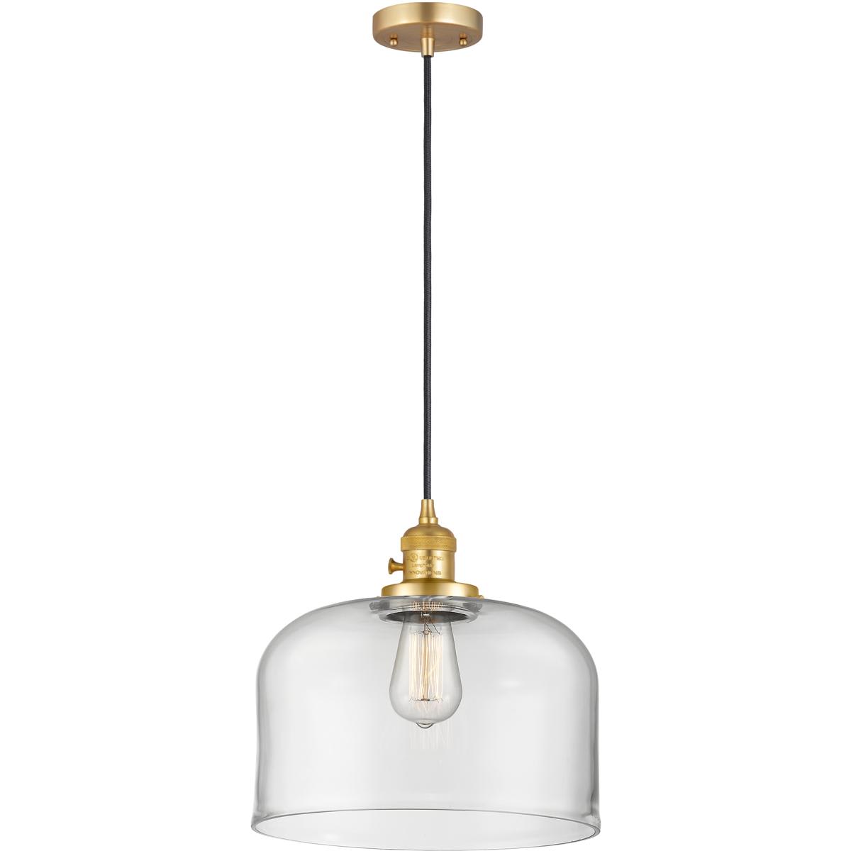 Innovations Lighting 2344521 201CSW-SG-G72-L-LED Franklin Restoration Bell Mini Pendant