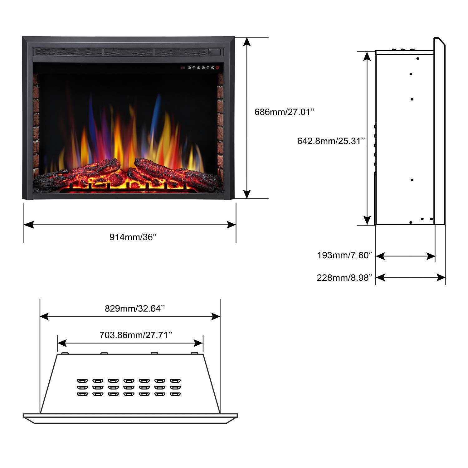 BANSA ROSE LLGBK041702 Electric-Fireplace-Fireboxes - View #7