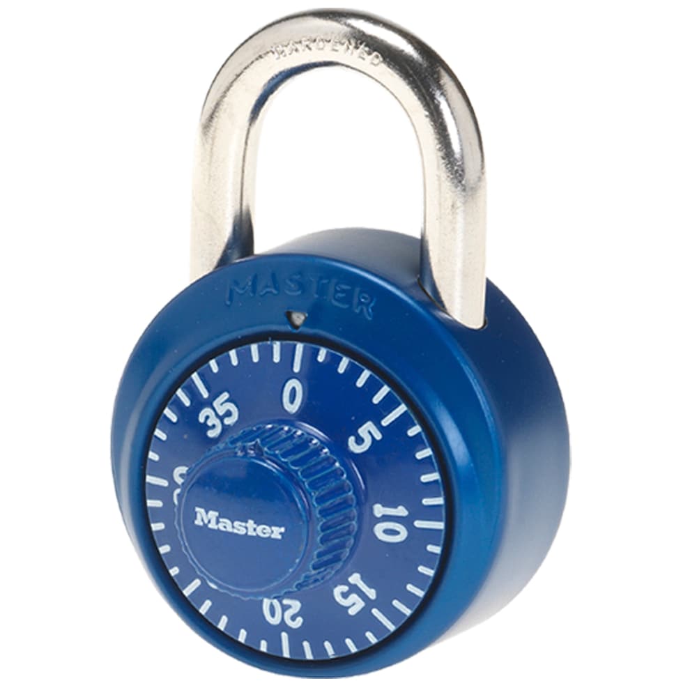 Master Lock Combination Locker Lock, Combination Padlock for Gym and School  Lockers, Purple Dial Lock