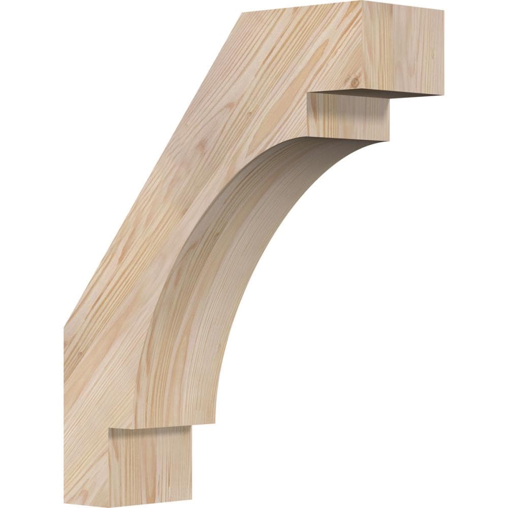 Ekena Millwork BRC06X18X22MRC00SDF 5-1/2-in x 18-in x 22-in Douglas Fir Unfinished Wood Merced smooth