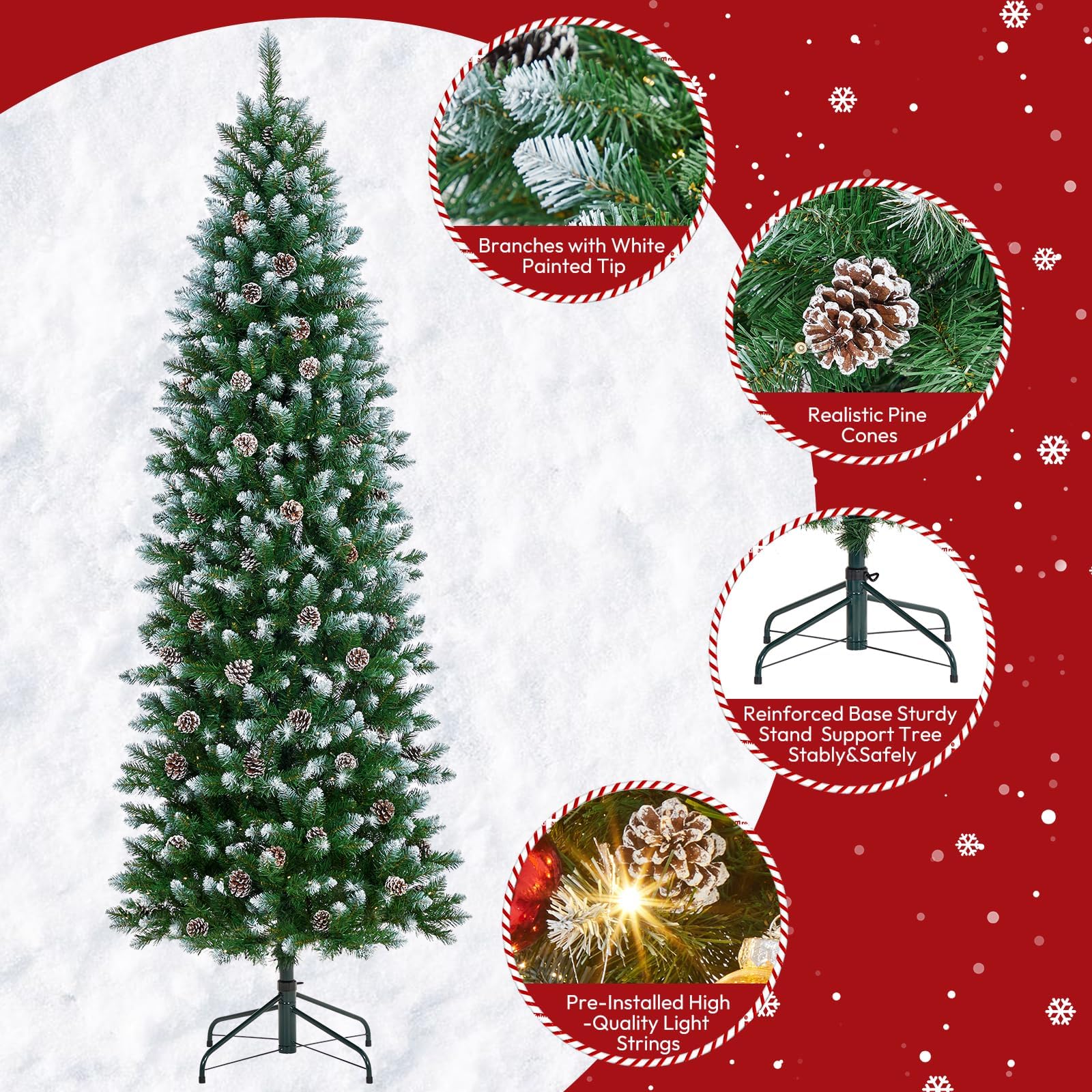 Garvee LHL-PHK-35JNFGYL Artificial-Christmas-Trees - View #5