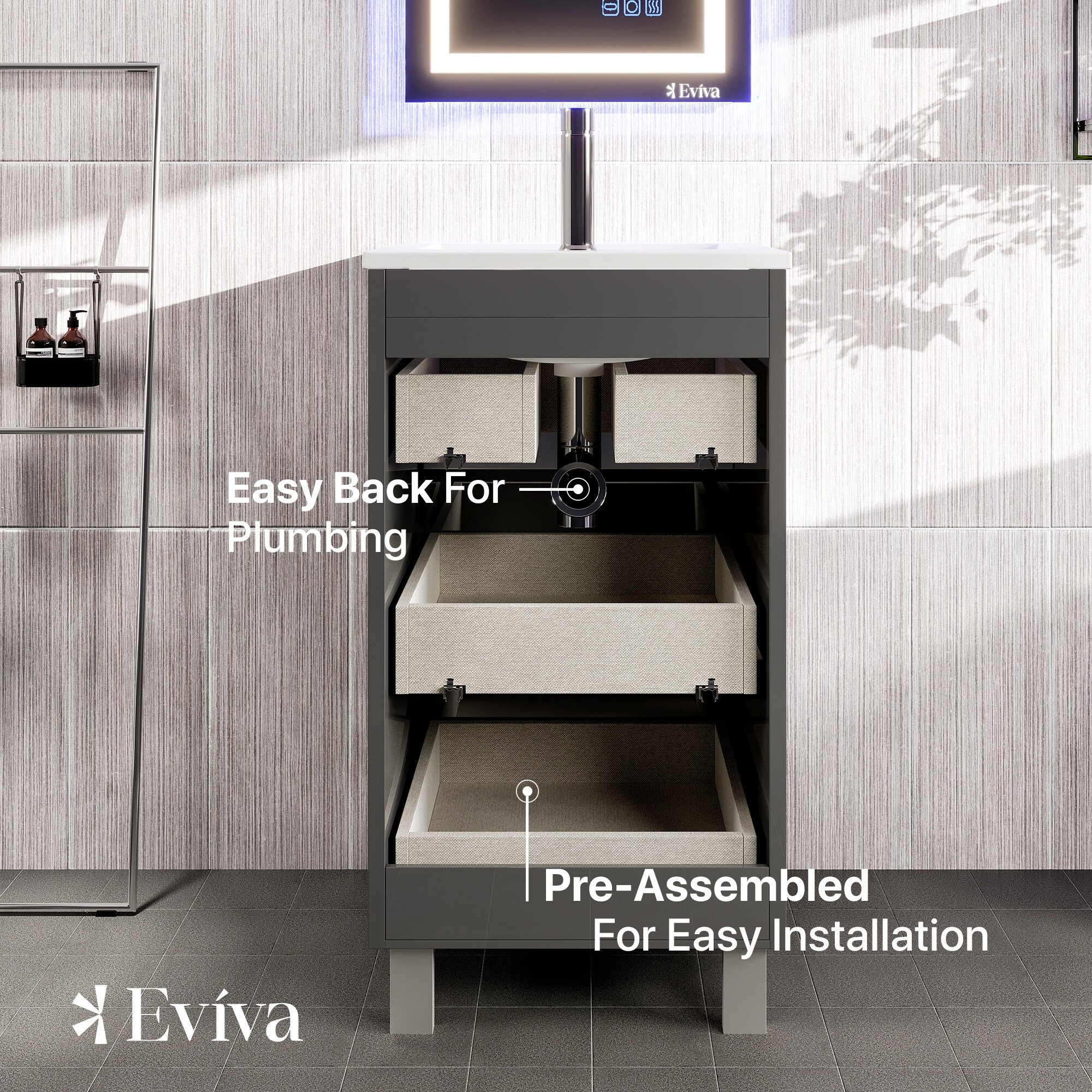 Eviva EVVN580-20GR Bath-Vanity-Combo - View #6
