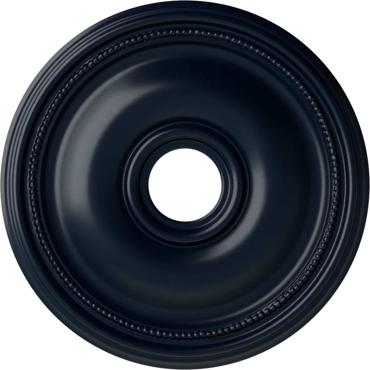 Ekena Millwork CM18BRMDF Bradford 18.125-in W x 18.125-in L Painted Midnight Dream Polyurethane Whole Ceiling Medallion