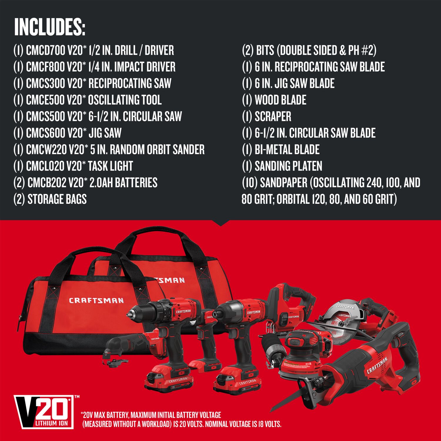 CRAFTSMAN CMCK800D2 Combo-Kits - View #15