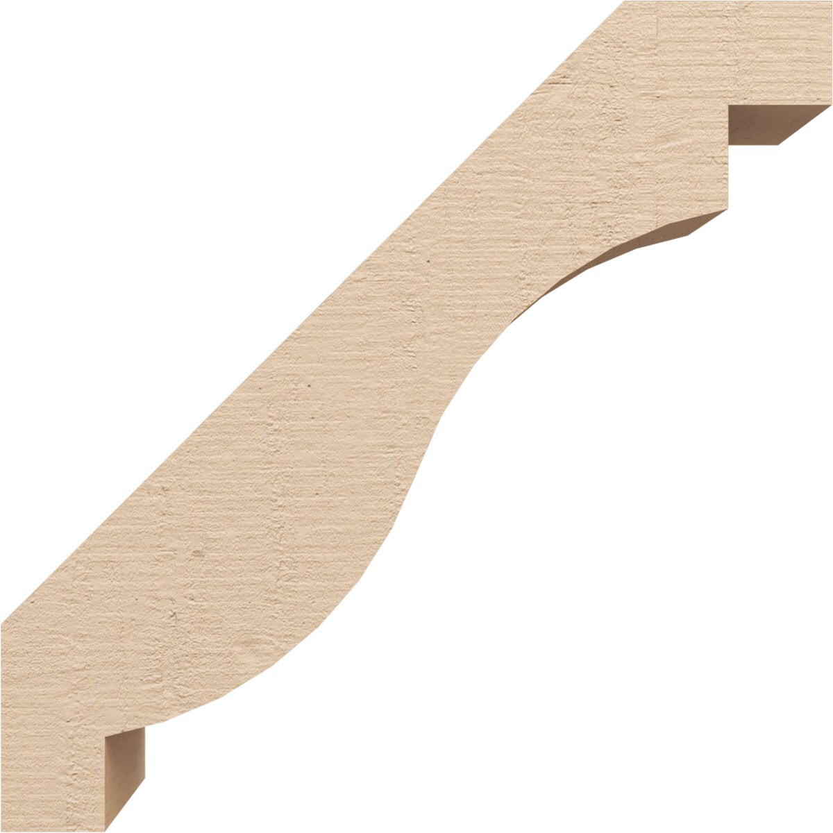 Ekena Millwork BRCUR05X14X14CHGRCPR braces - View #4
