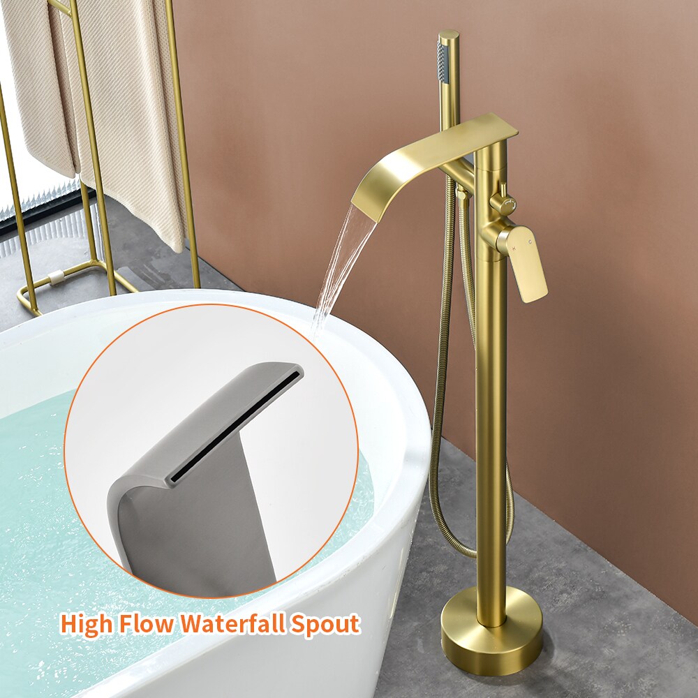 WELLFOR GSM-18009BG Roman-Tub-Faucets - View #6