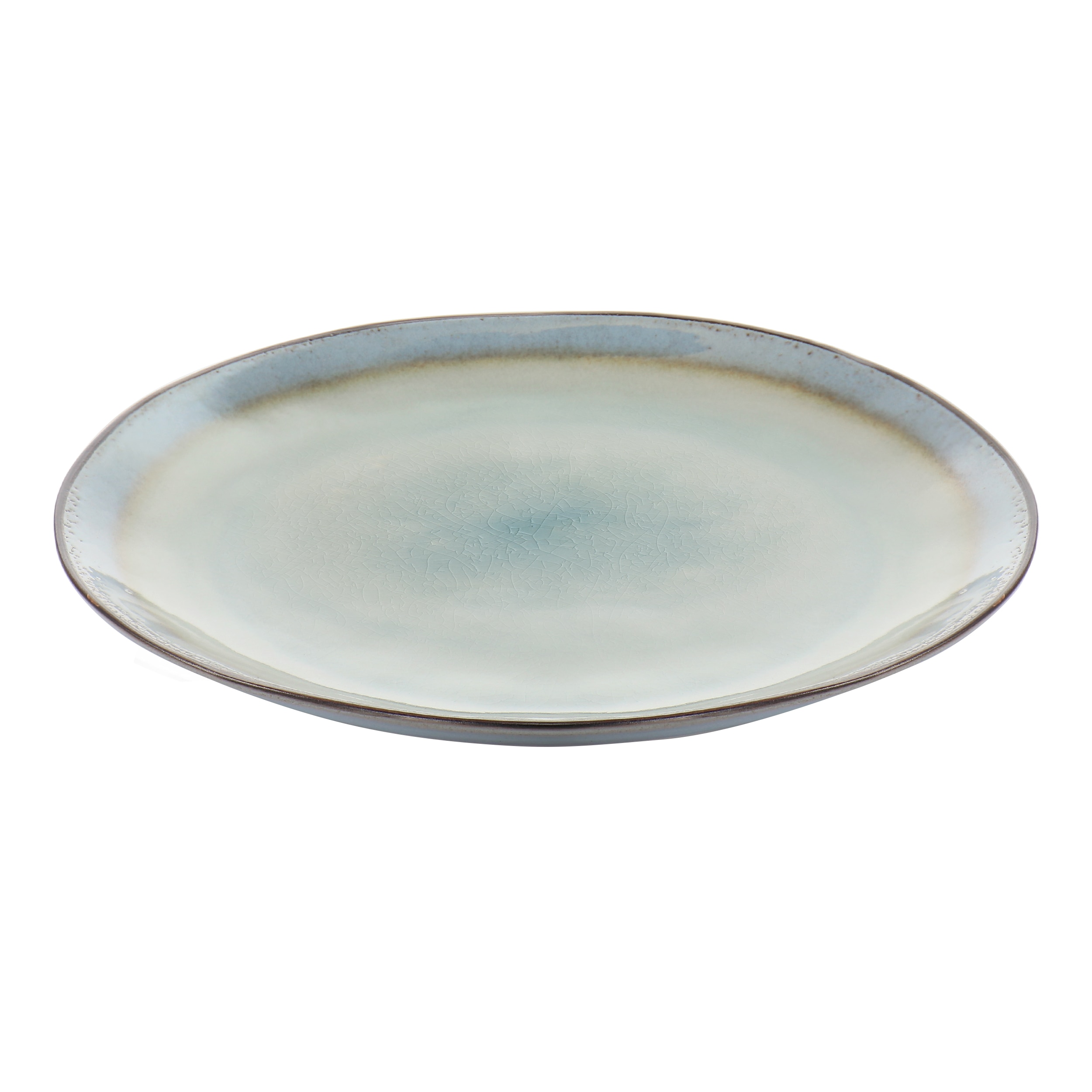 Laurie Gates Laurie Gates 13 Inch Crackle Round Stoneware Serving Plate ...