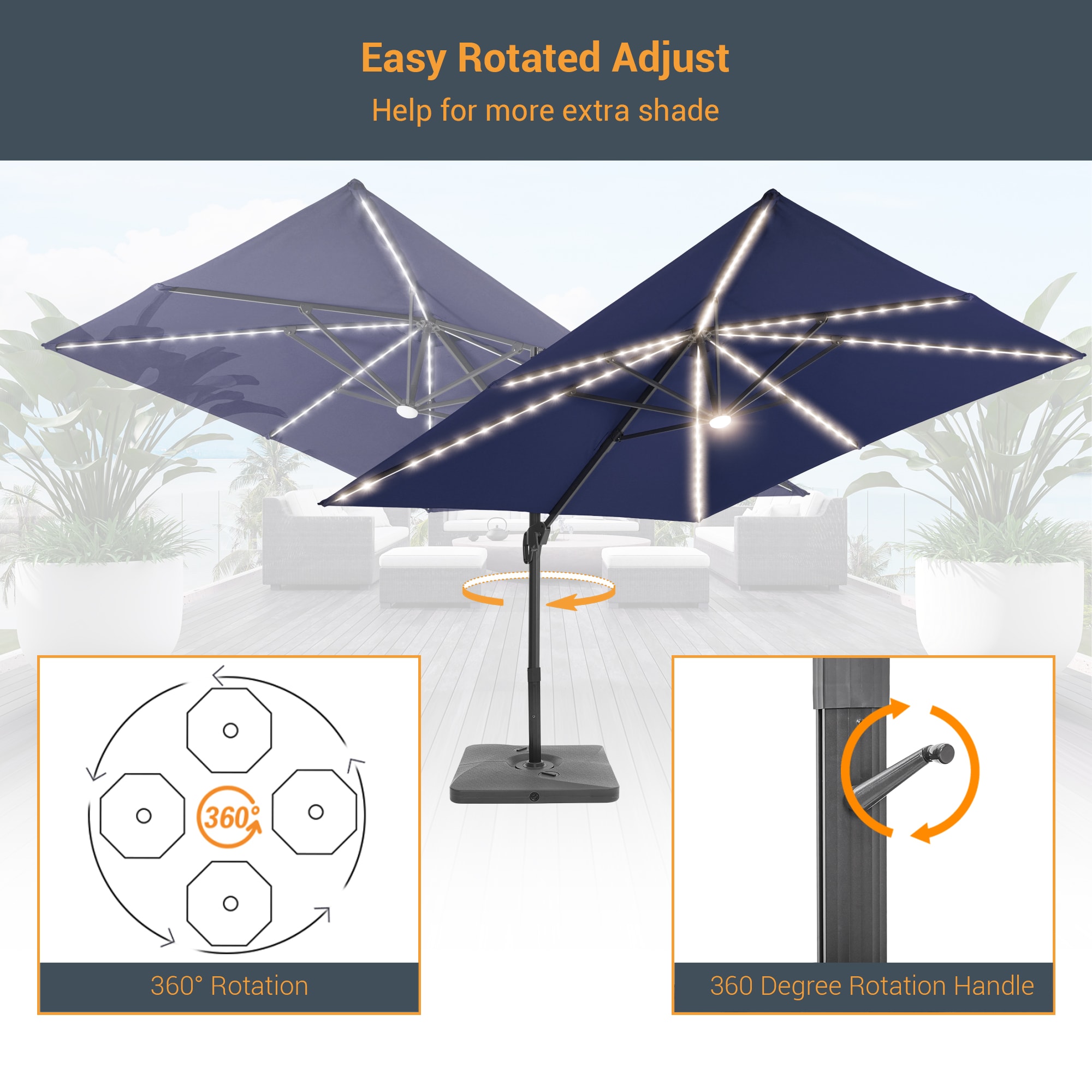 Sonkuki SD-ZD2735NY-LED Umbrellas-2 - View #3