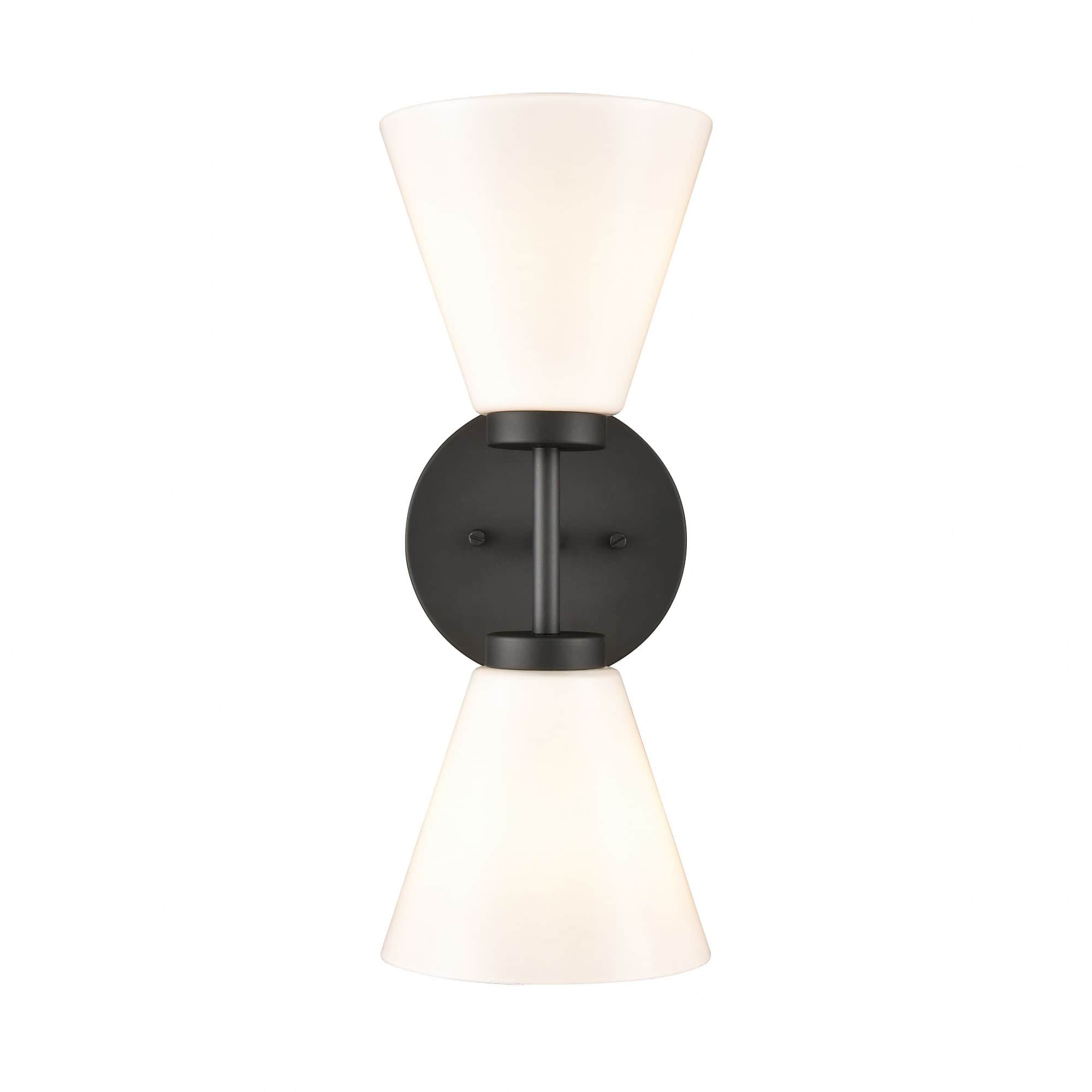 ELK Home A-CRFT-EC89262/2 Houghton 2 - Light Matte Black / Black Modern incandescent Steel Wall Sconce