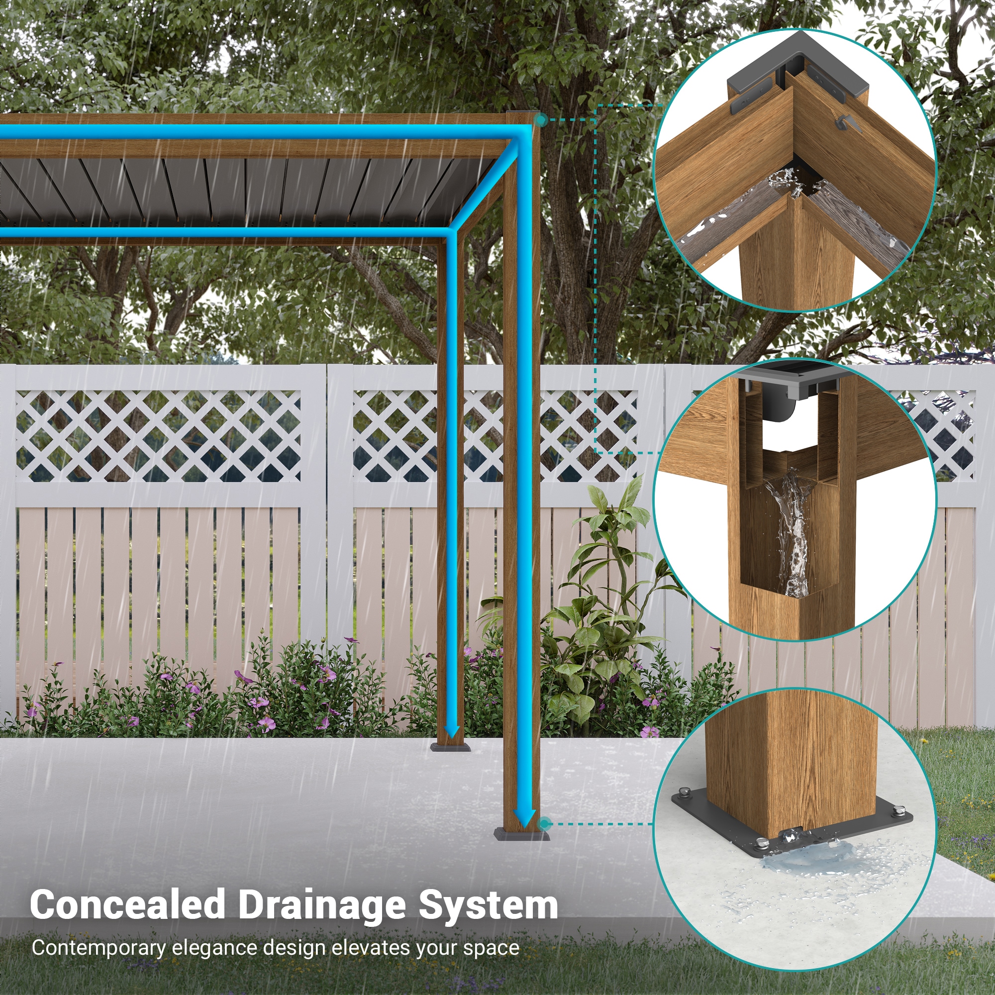 Sonkuki SD-GZ3660WH Pergolas-2 - View #4