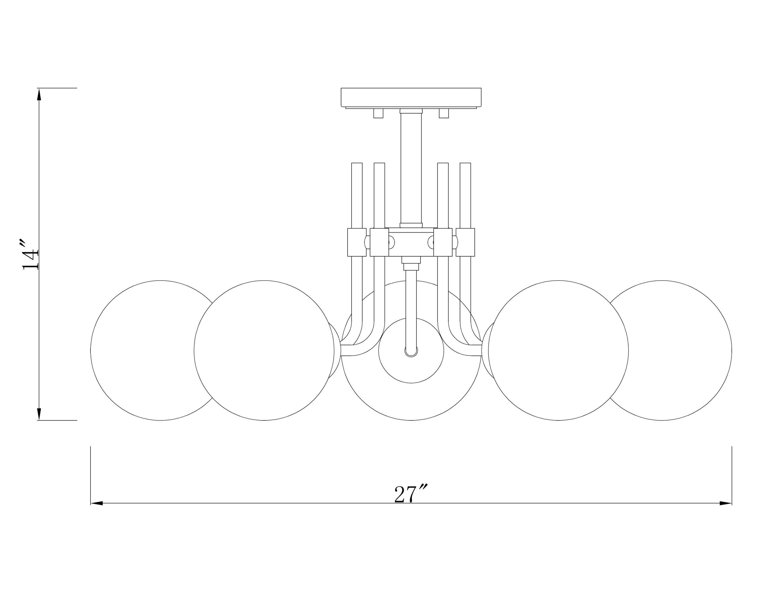 Z-Lite 477-5SF-MB-OBR flushmounts - View #8