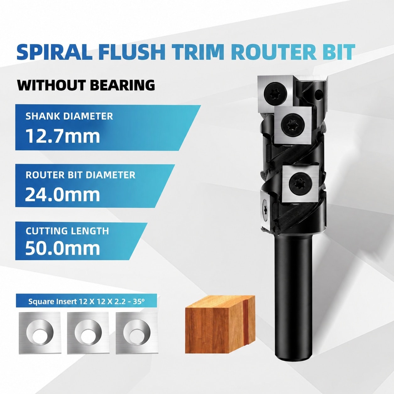 Phewnyzo LPW0722W143 Trimming-Cutout-Router-Bits - View #3