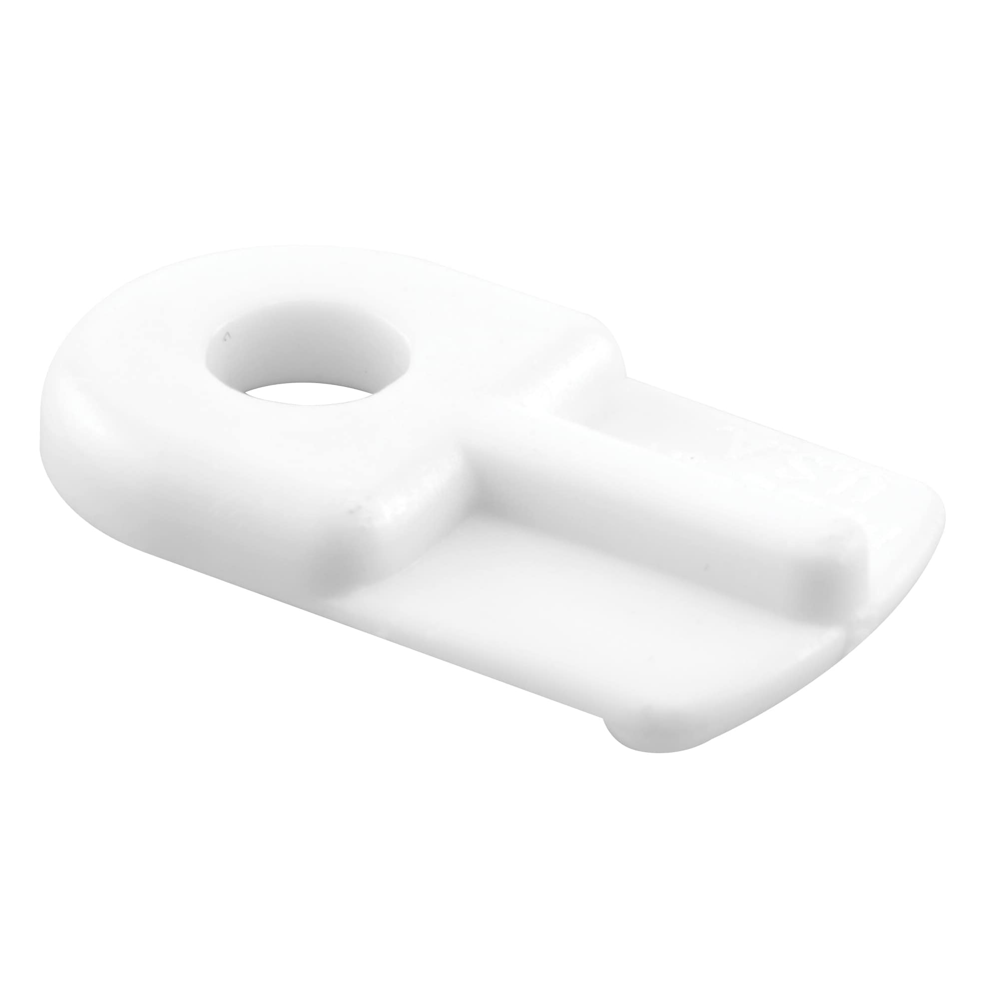 Prime-Line 100 -Pack White Flush Clip #PL 14522