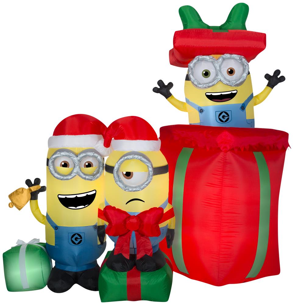 Gemmy Minons Despicable sold Me RARE INFLATABLE CHRISTMAS