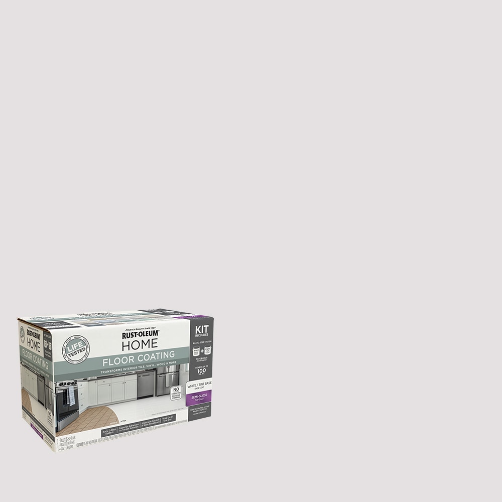 Rust-Oleum Home Floor Coating Steam Gray Semi-gloss Interior Floor ...