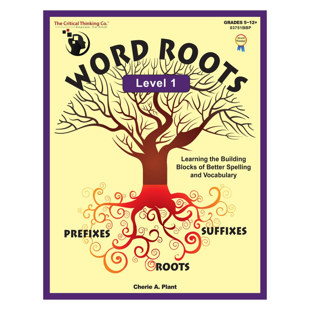 The Critical Thinking Co. CTB3751 Word Roots Level 1 Activity Book