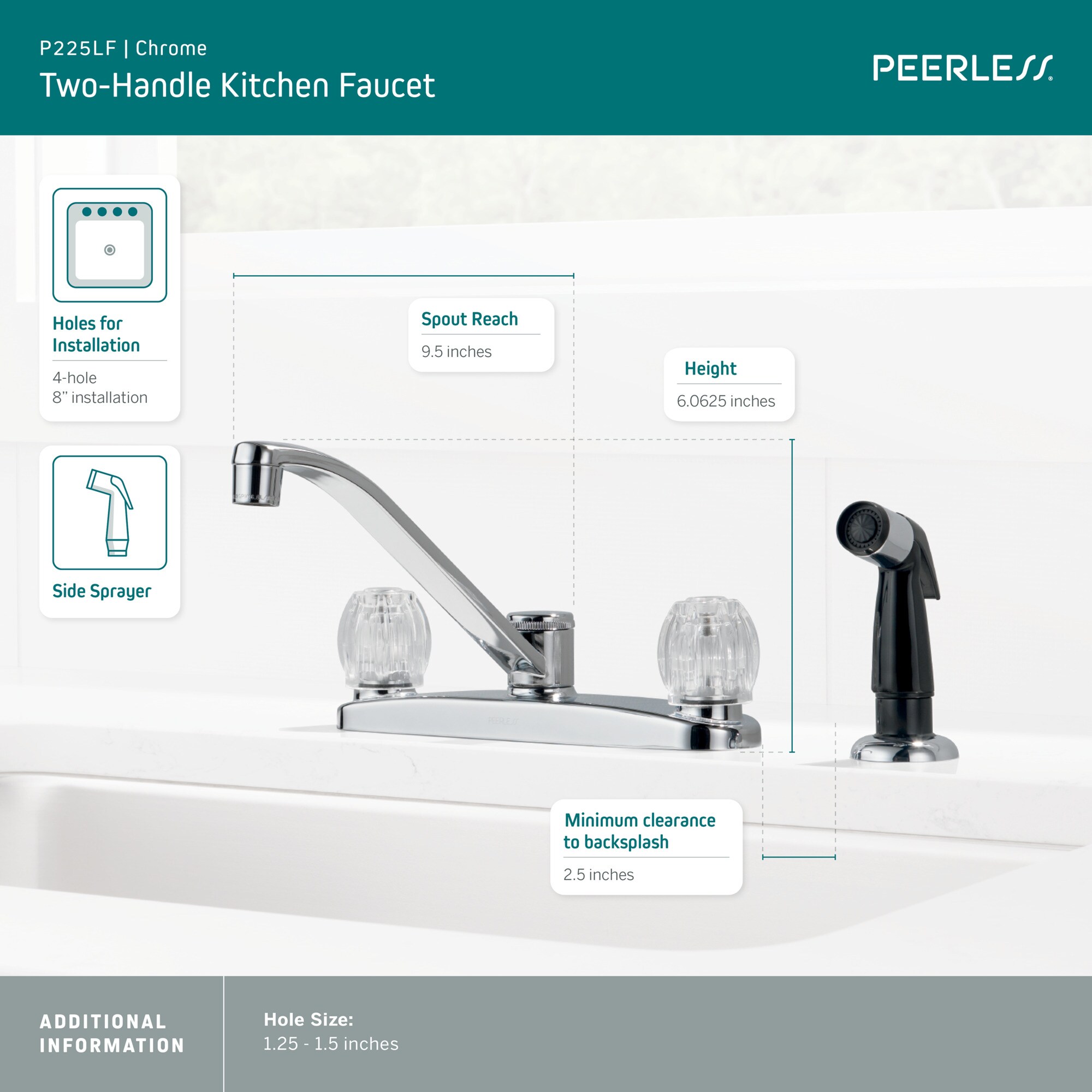 Peerless P225LF Kitchen-Faucets - View #4