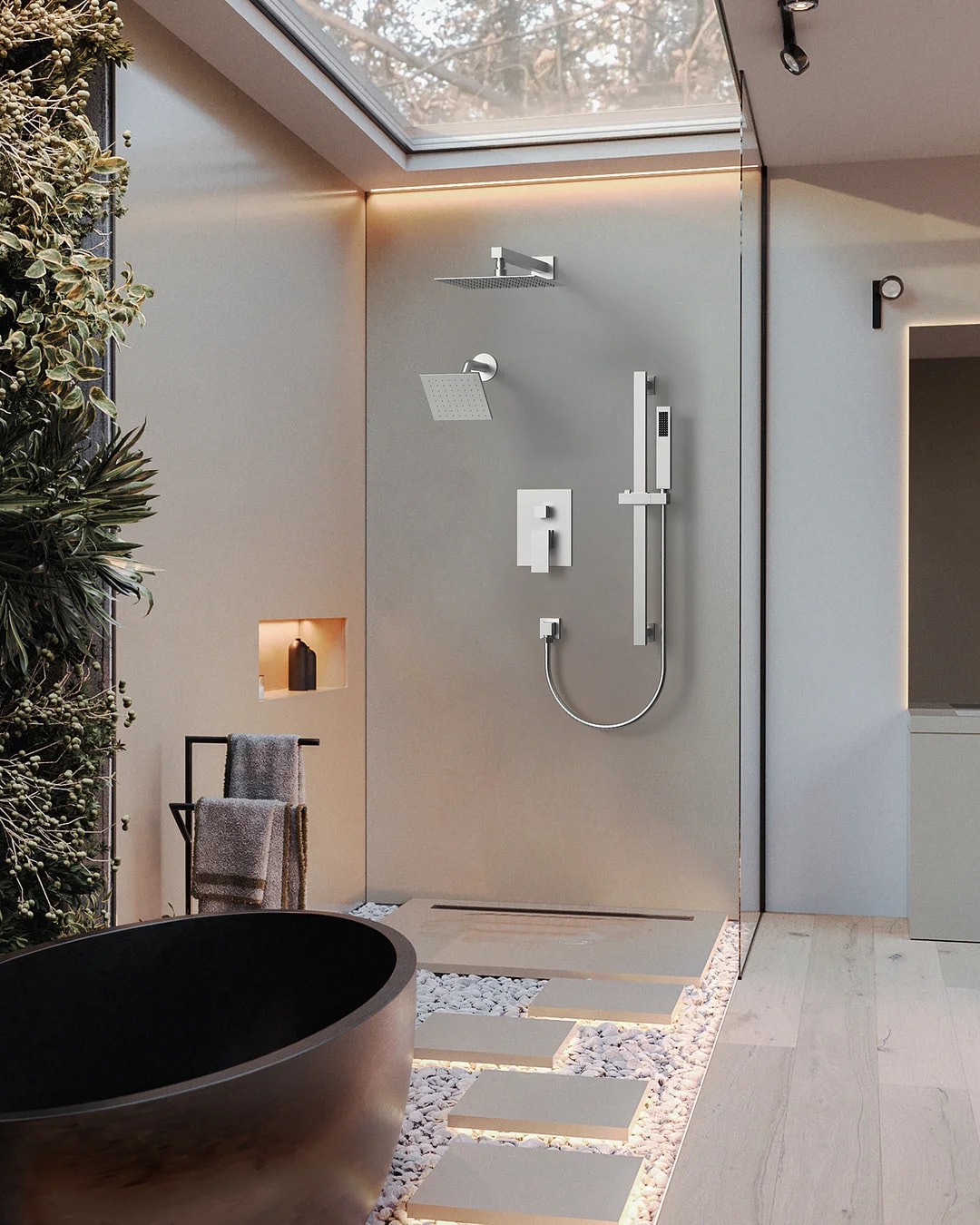GRANDJOY SFS-1059-NK10 Showerhead-Bar-Panels - View #15