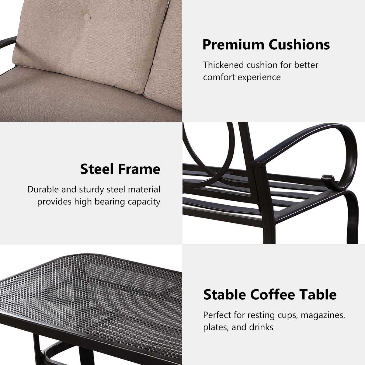 CASAINC WF-HW51784 Patio-Conversation-Sets - View #5