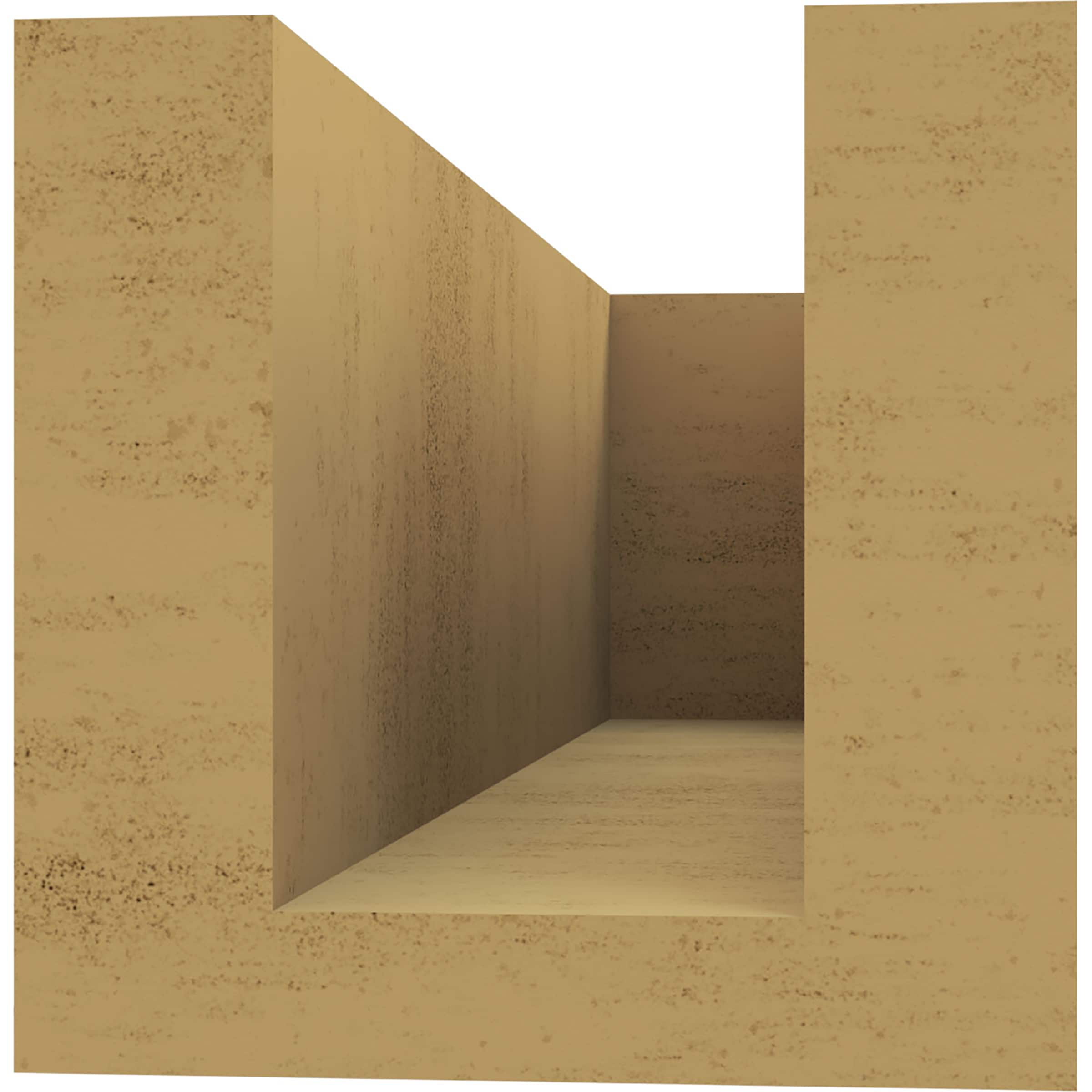 Ekena Millwork RFTU04X04X12BLKRCPR Exterior-Brackets-Braces - View #4