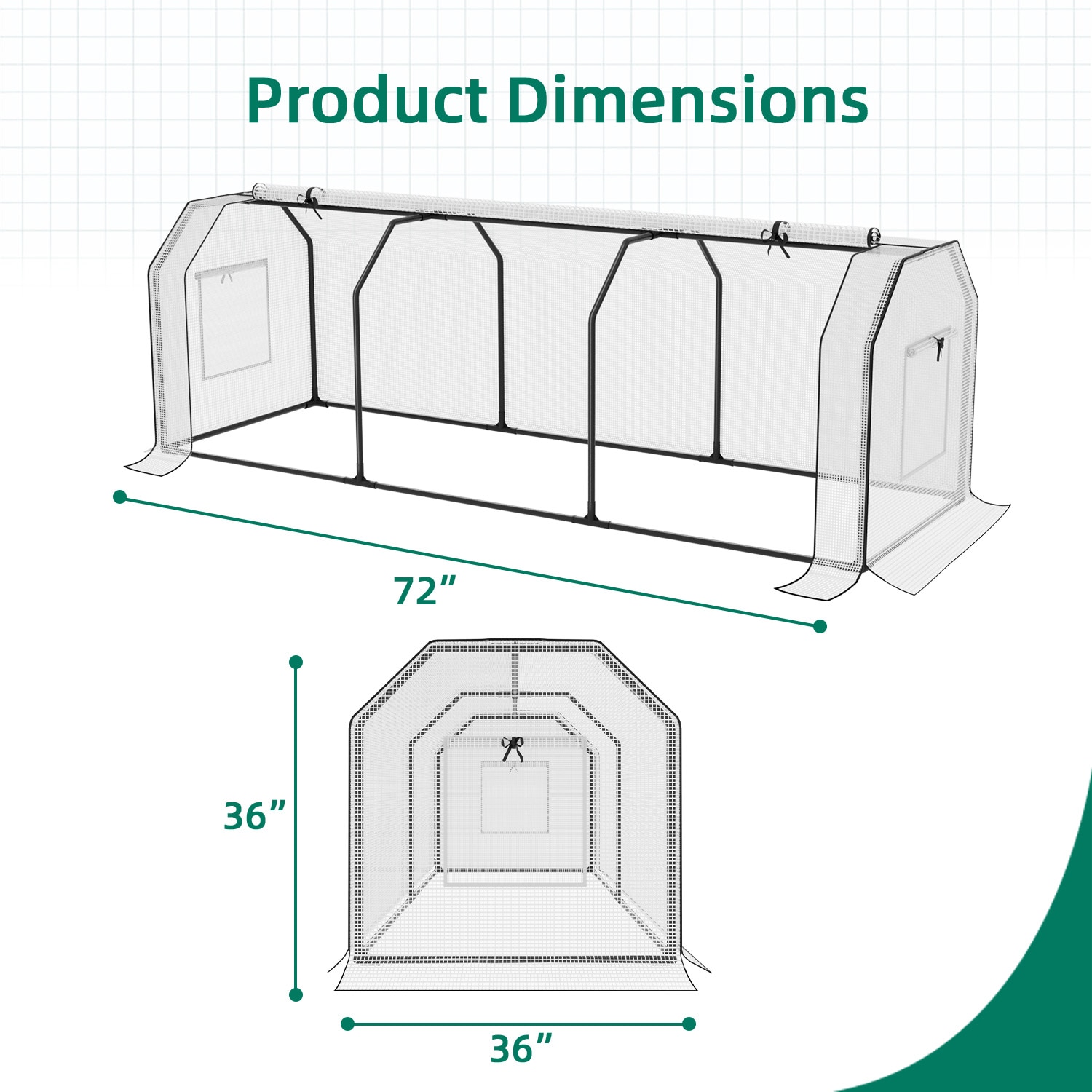 Patio Watcher LS-NF-02 greenhouses - View #3
