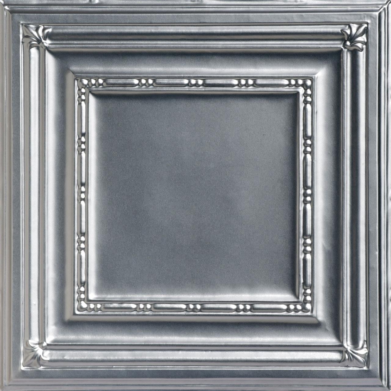 From Plain to Beautiful in Hours SK504-LAQ-24X24-D-6 2-ft x 2-ft Eyelet Lacquered Steel Steel Drop Ceiling Tile ( 6 -Pack, 24-Sq. Feet / Case )